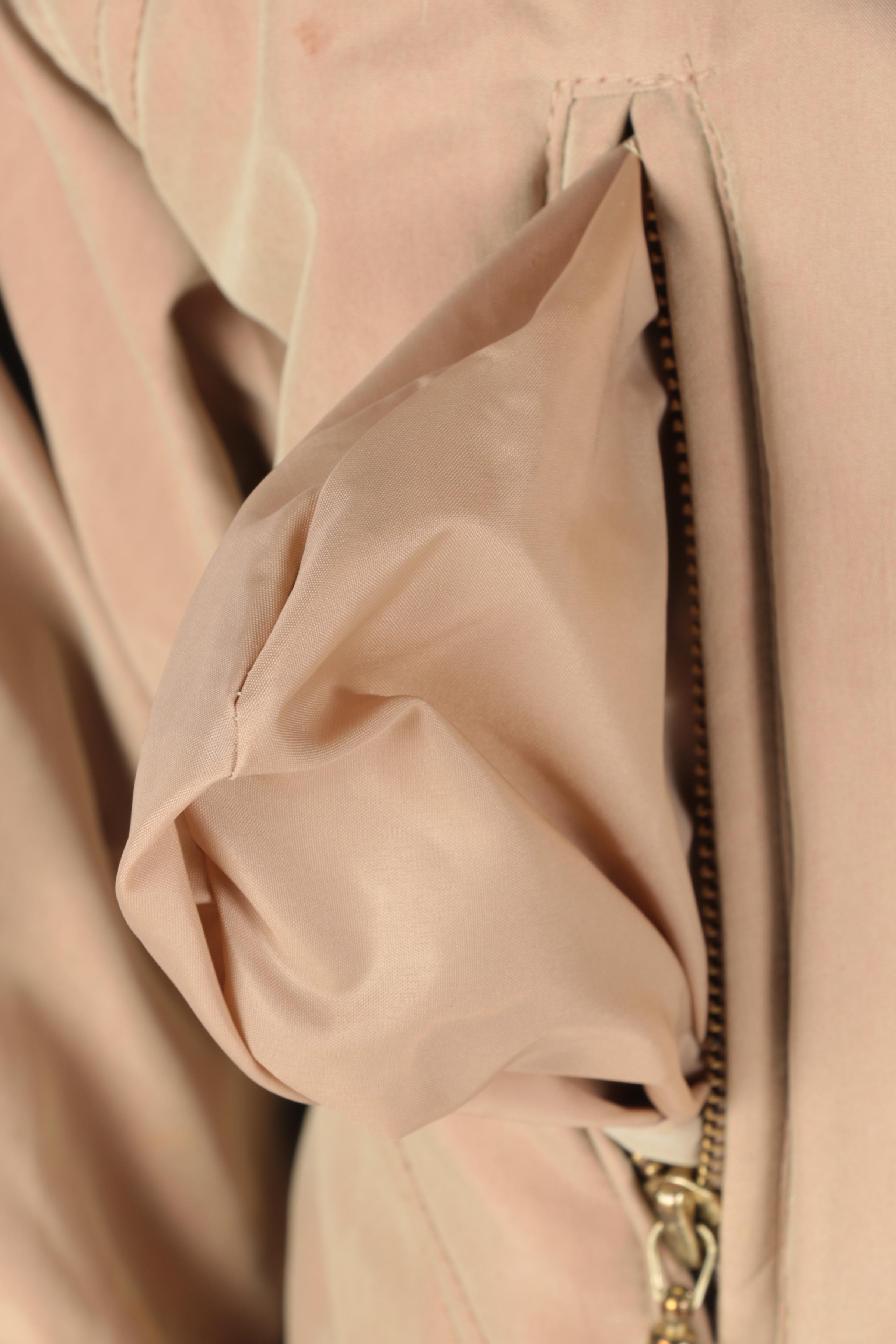 Fur and Leather Coats With Matching Scarf