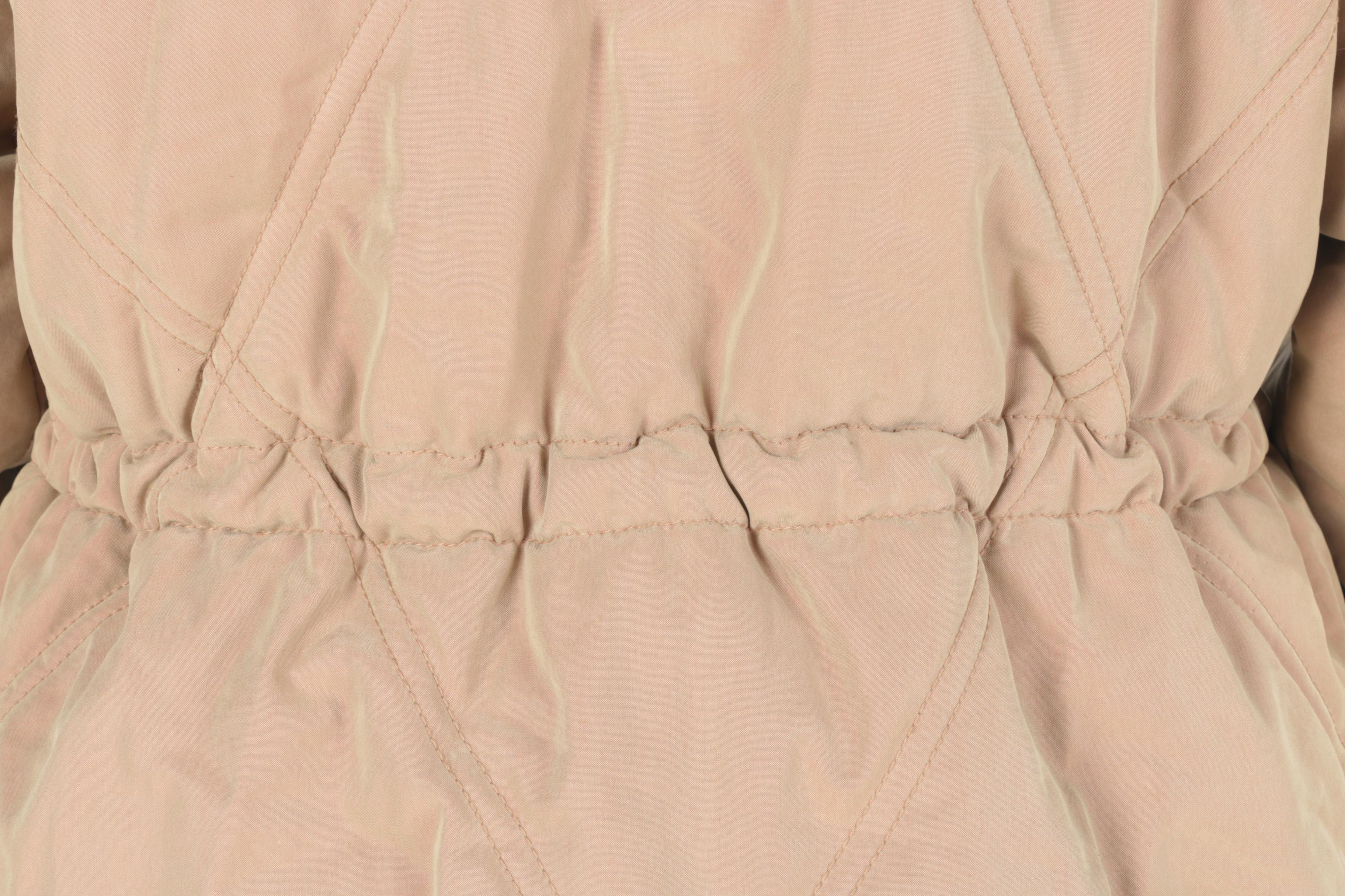 Fur and Leather Coats With Matching Scarf