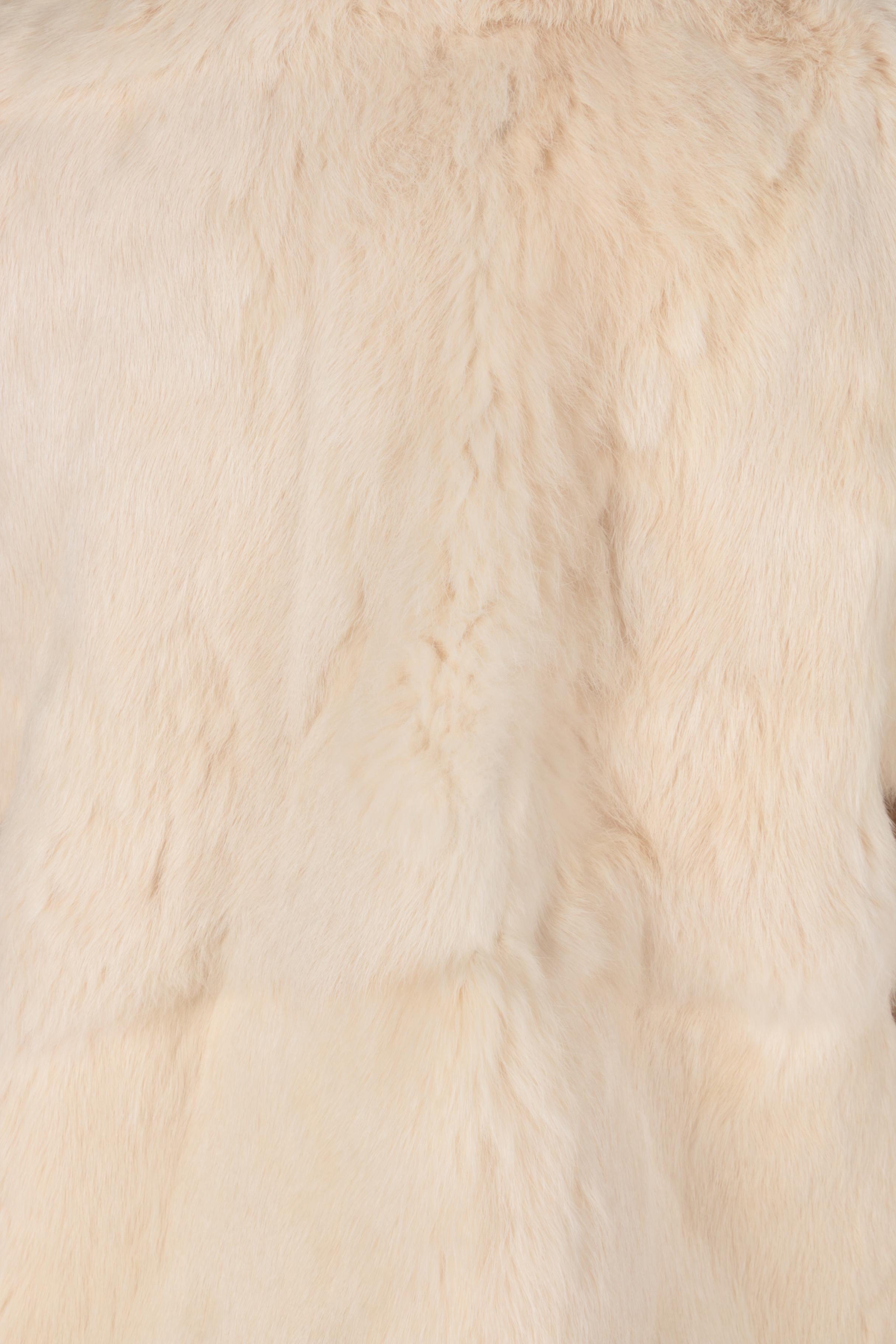 Fur and Leather Coats With Matching Scarf