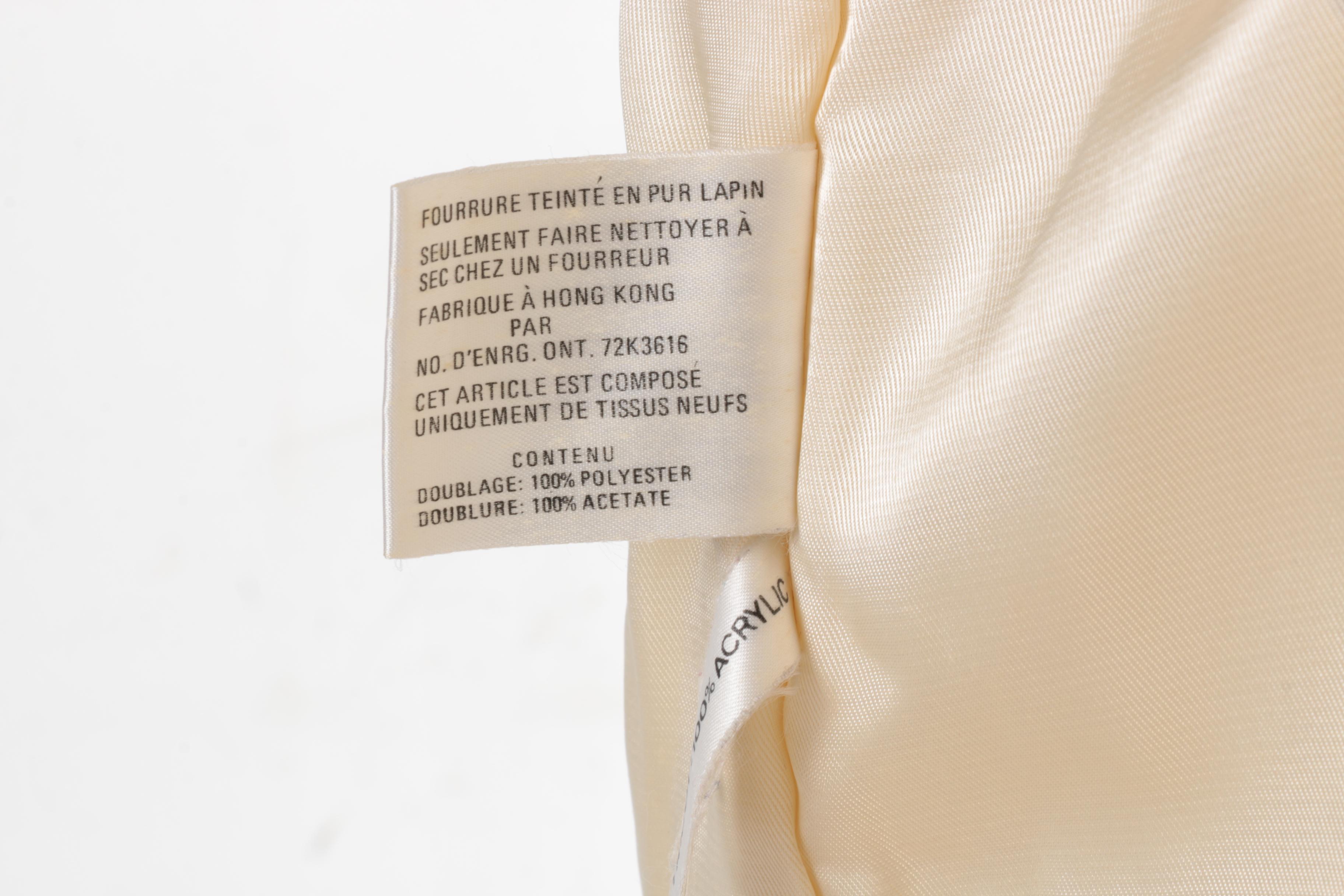 Fur and Leather Coats With Matching Scarf