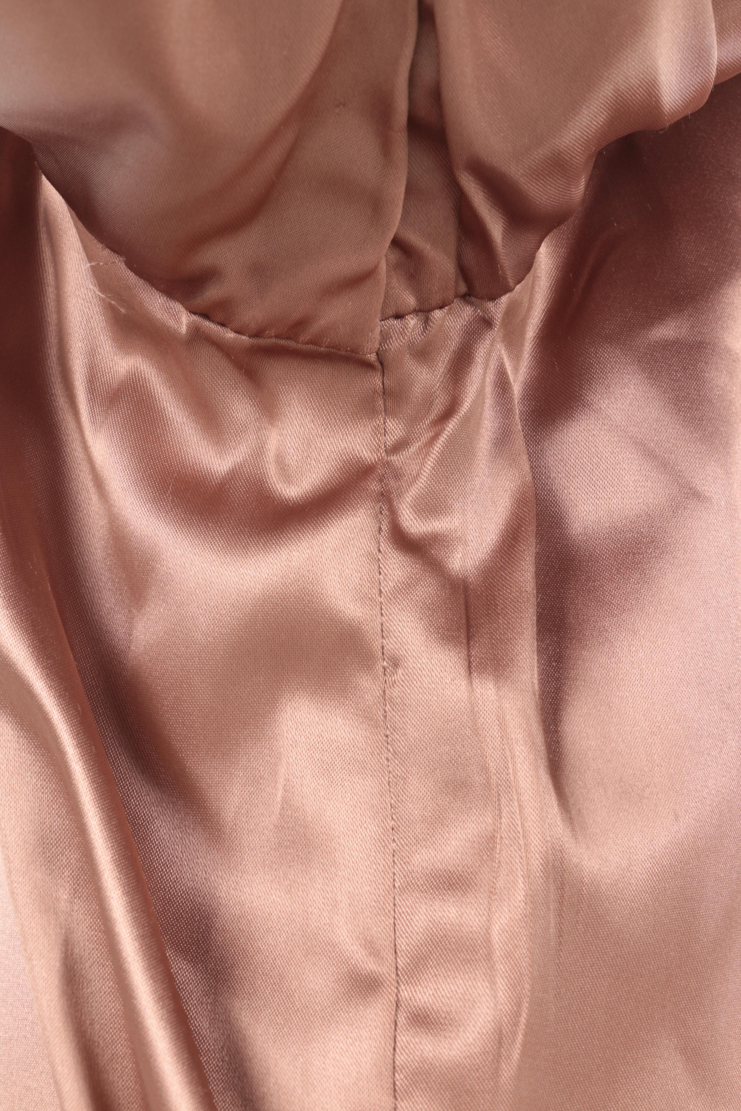 Fur and Leather Coats With Matching Scarf