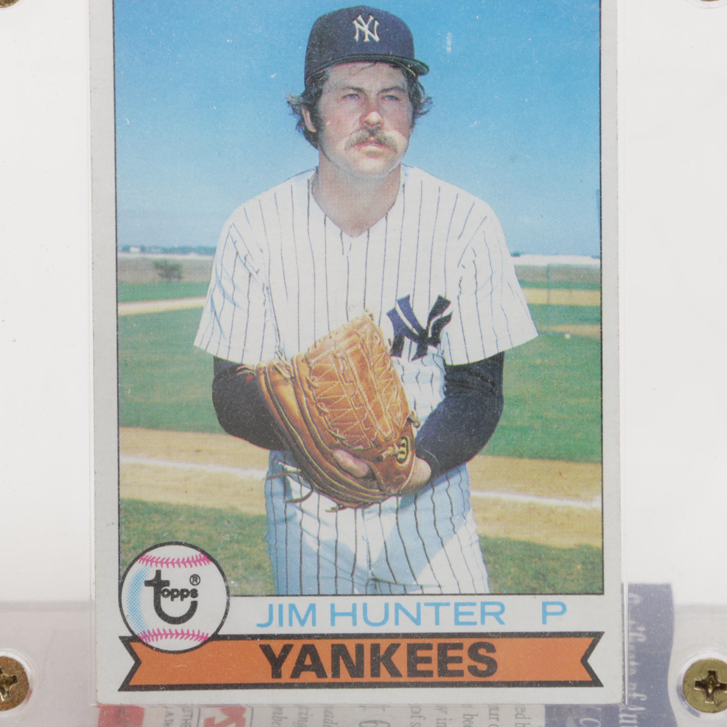 Jim "Catfish" Hunter Signed Baseball