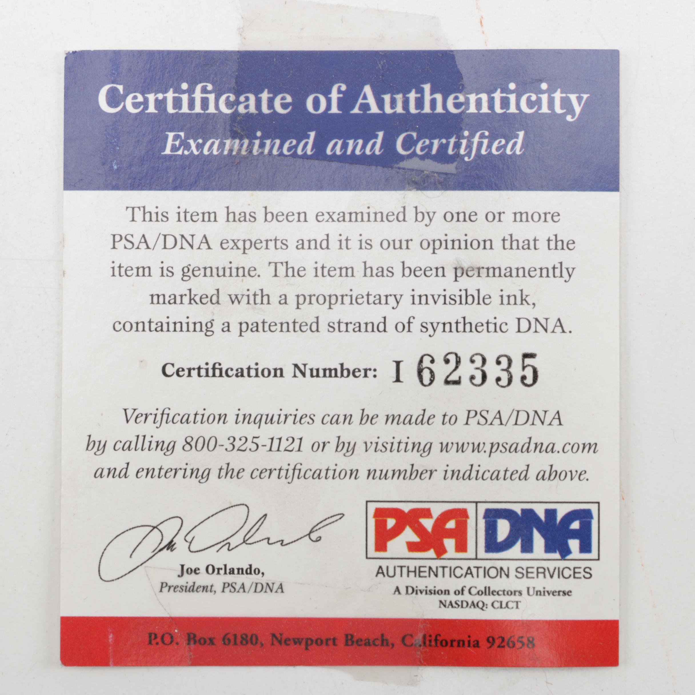 Jim "Catfish" Hunter Signed Baseball