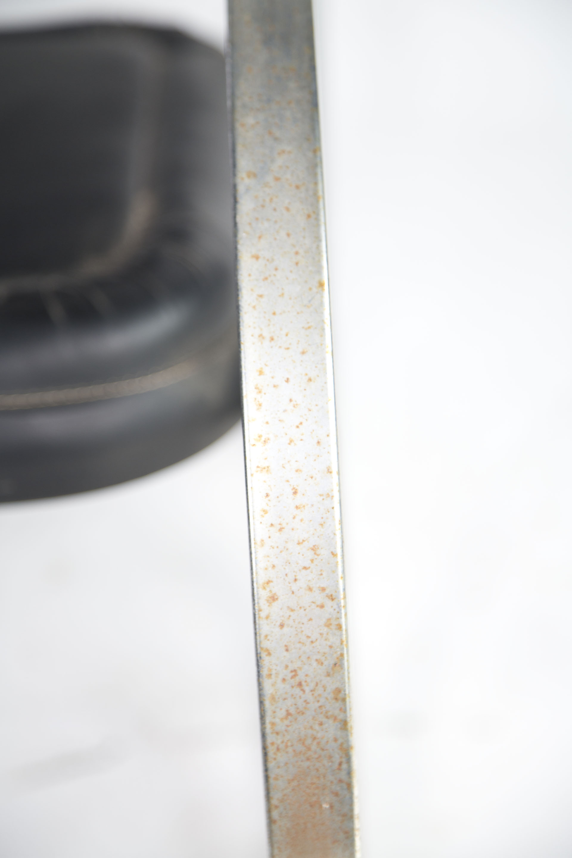 Vintage Modernist Rocking Chair with Scrolled Base