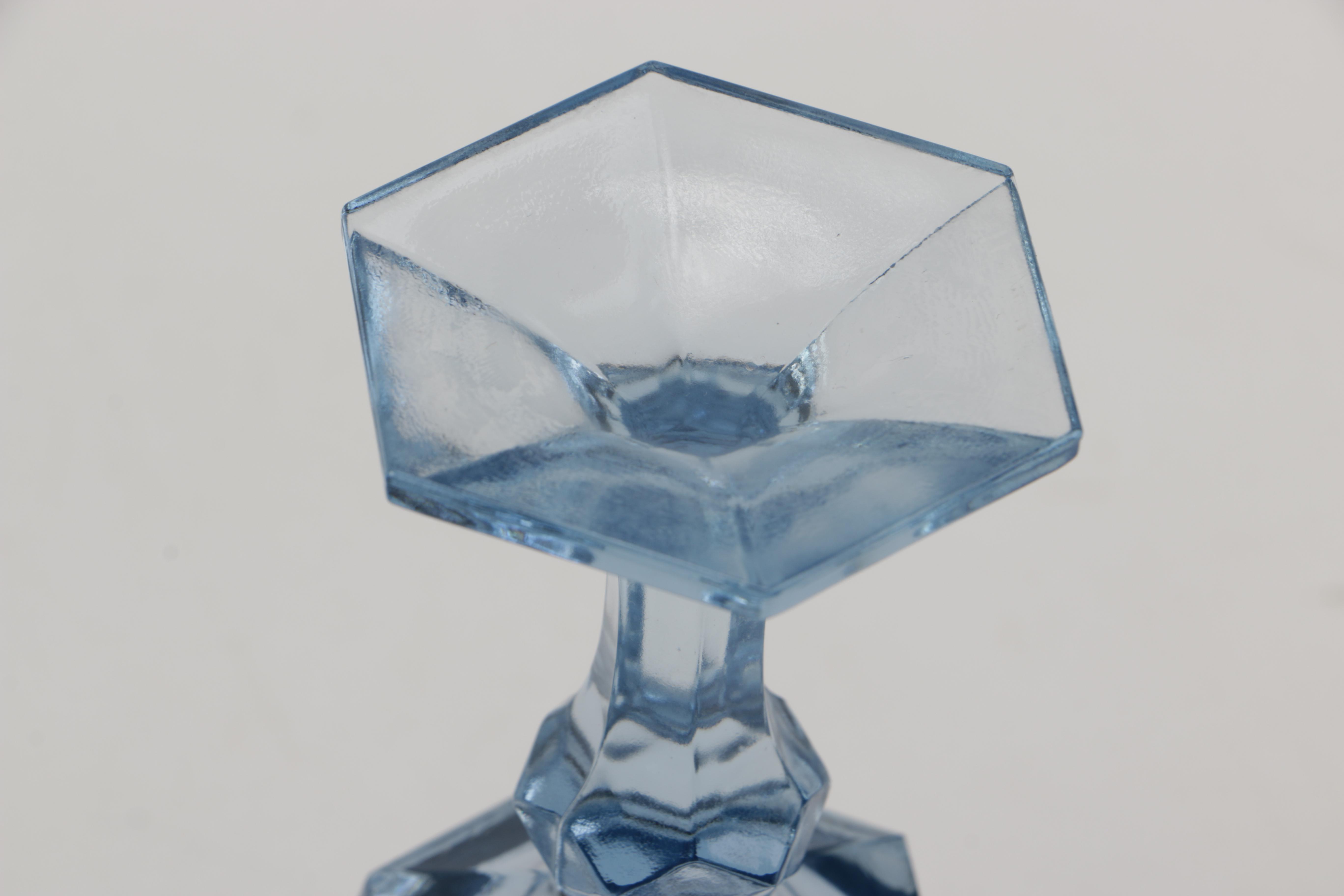 Set of Fostoria "Virginia Light Blue" Glassware