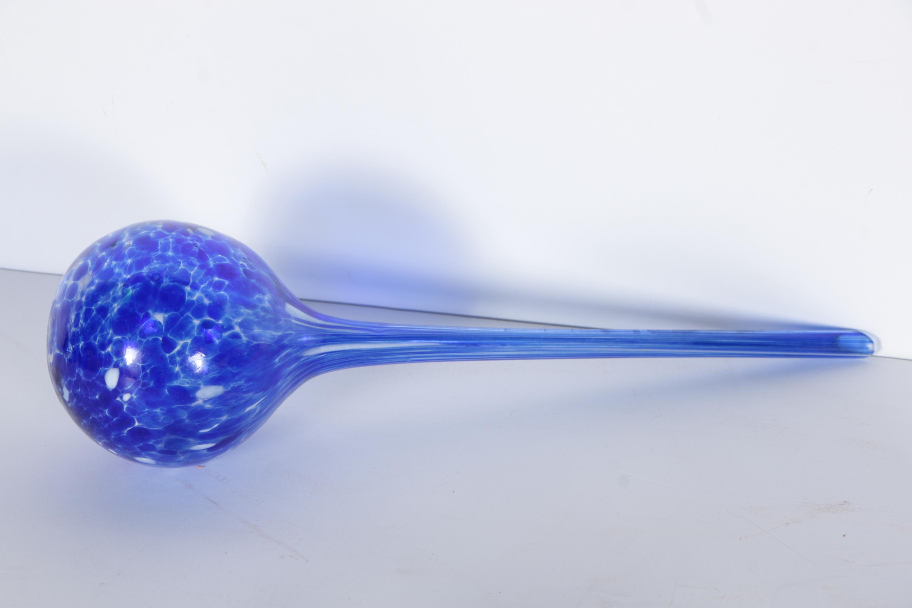 Assorted Blown Glass Lawn Ornaments and Water Dispensers