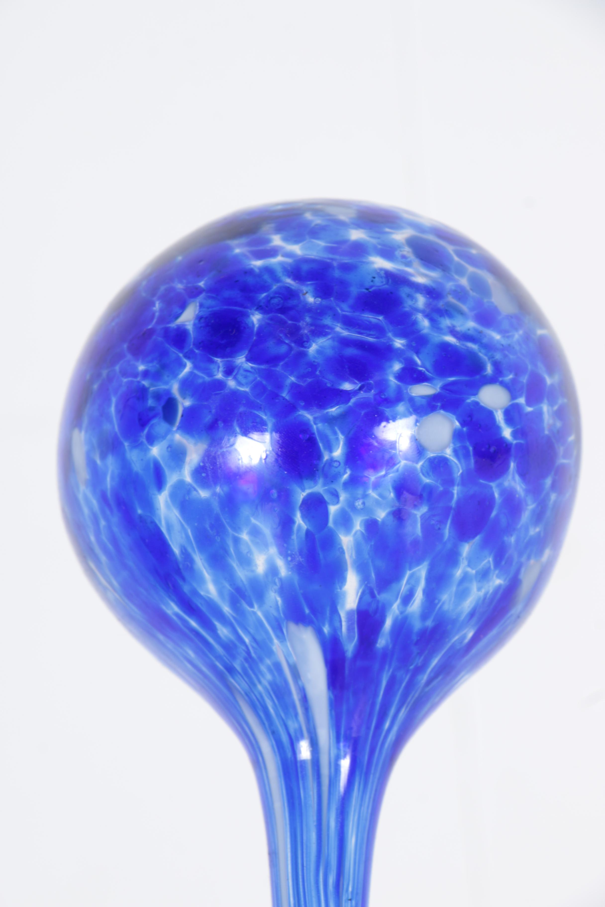 Assorted Blown Glass Lawn Ornaments and Water Dispensers