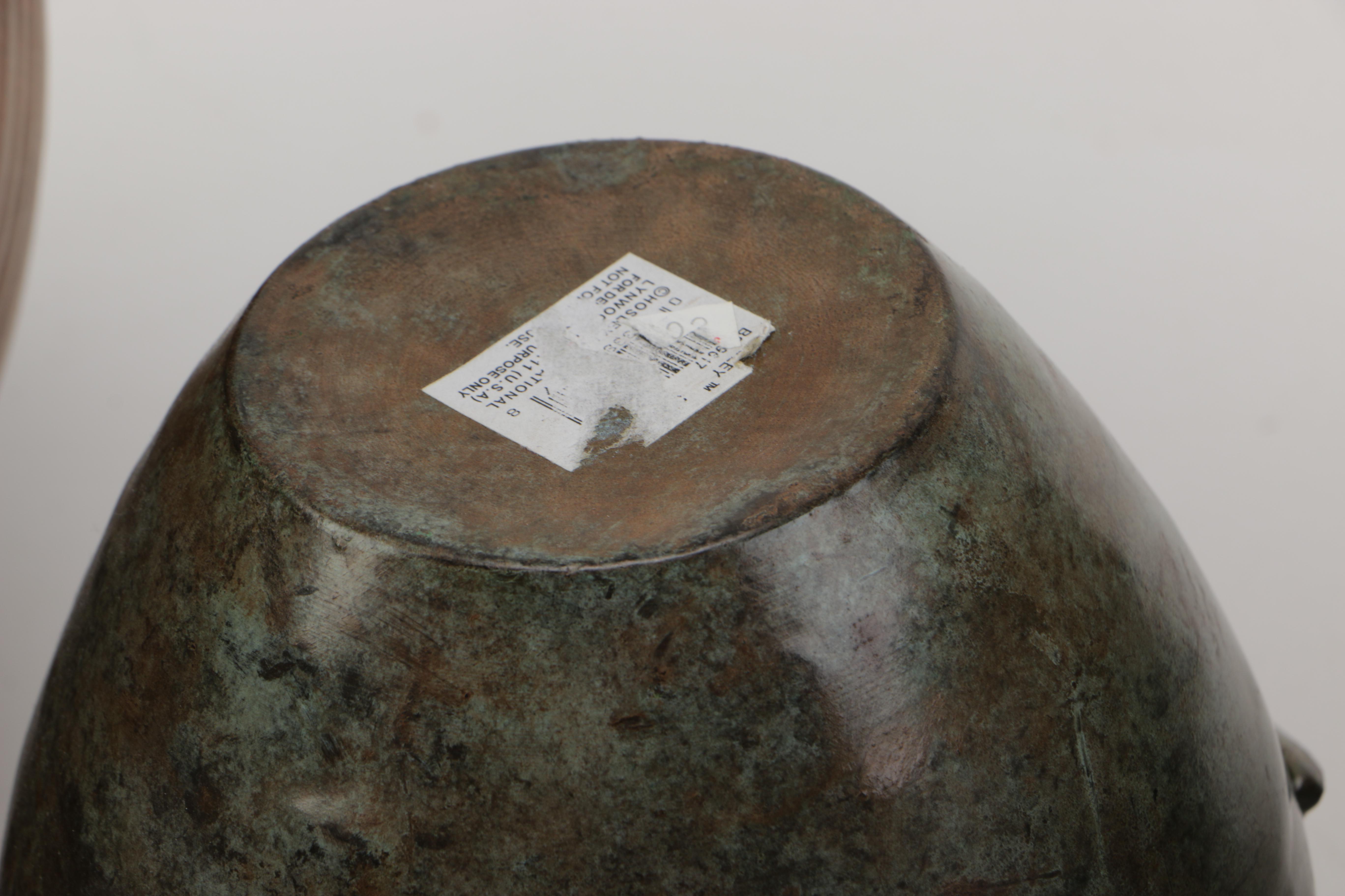 Decorative Earthenware and Metal Urns and Jugs