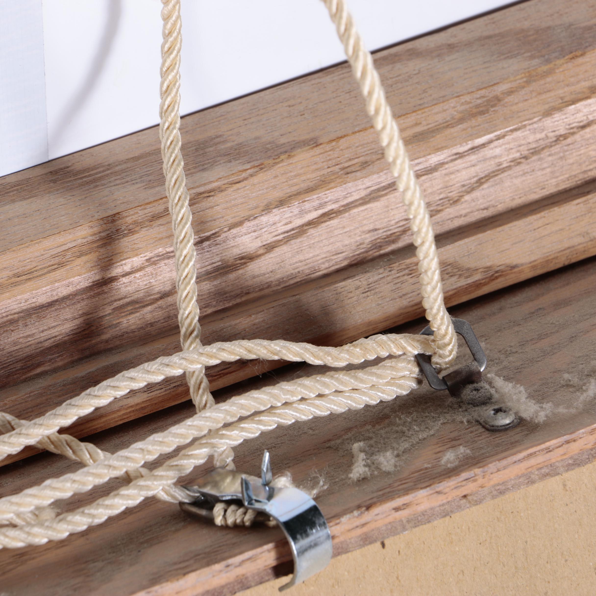 Hanging Mirrored Display Shelves