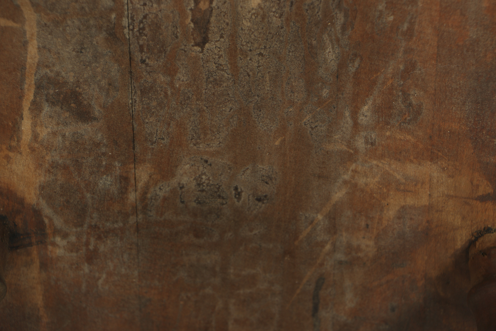 Vintage Mixed Wood Windsor Brace Back Side Chair