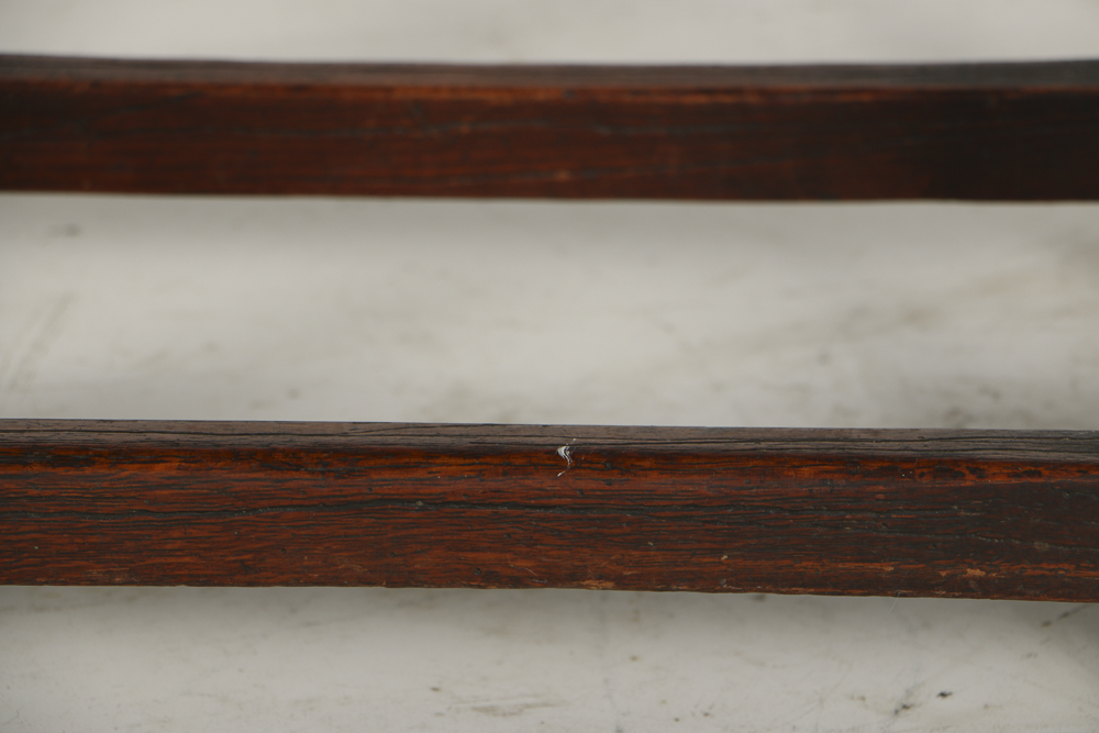 19th Century Double Barley Twist Oak Bench