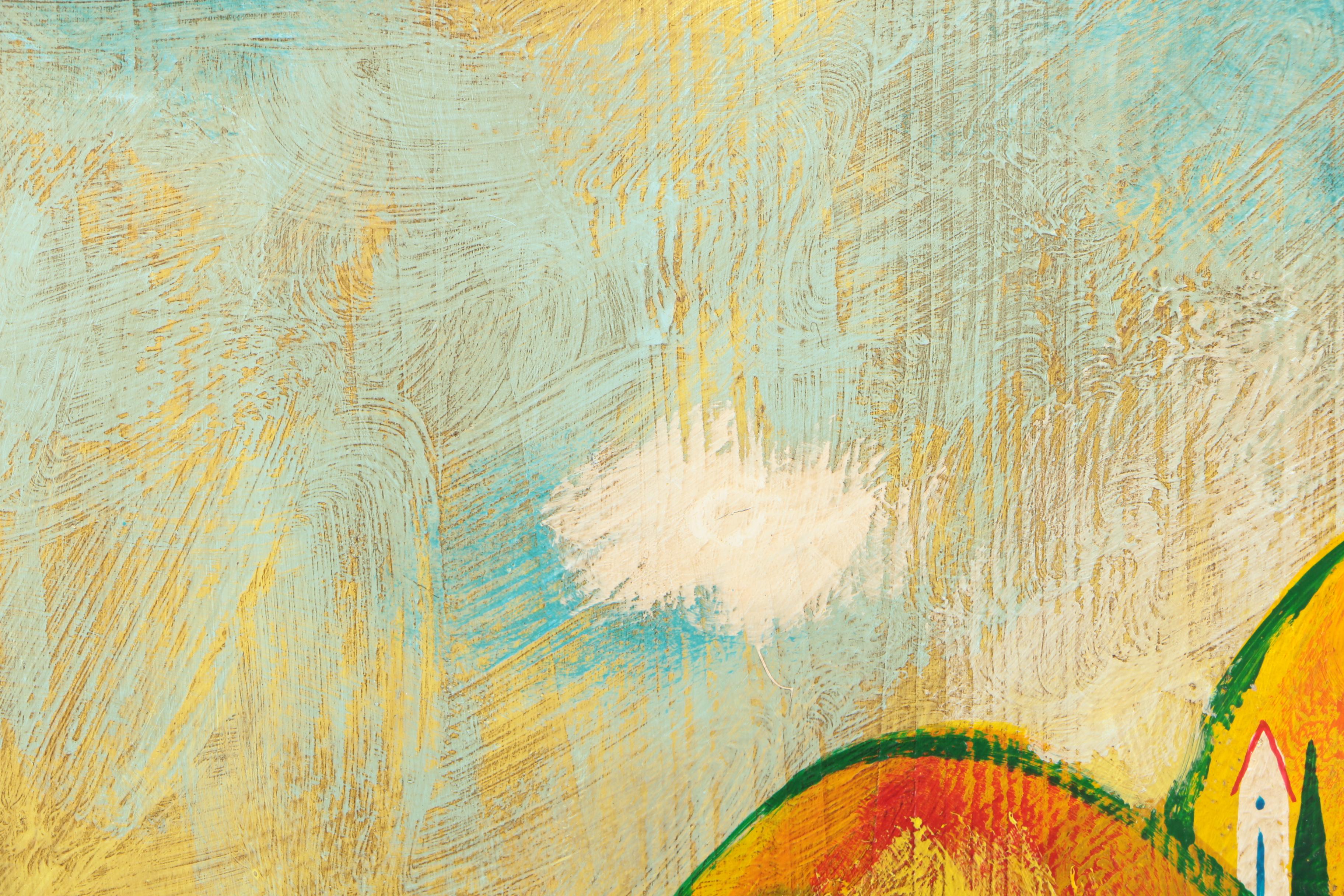 Janet Weed Beaver 2003 Oil Painted Wall Plaque for "Southern Living - At Home"