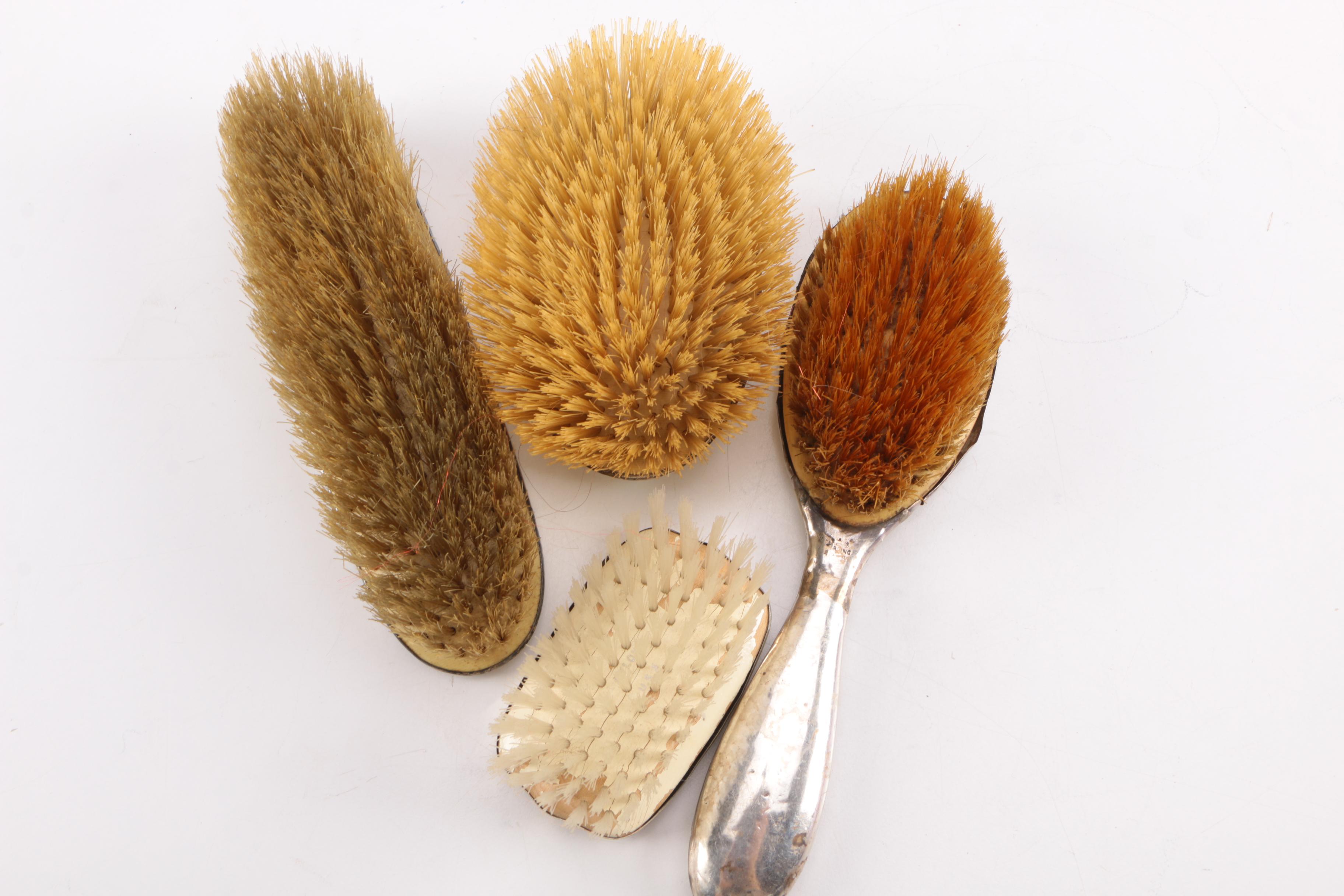Gorham and Other Sterling Silver Backed Vanity Brushes
