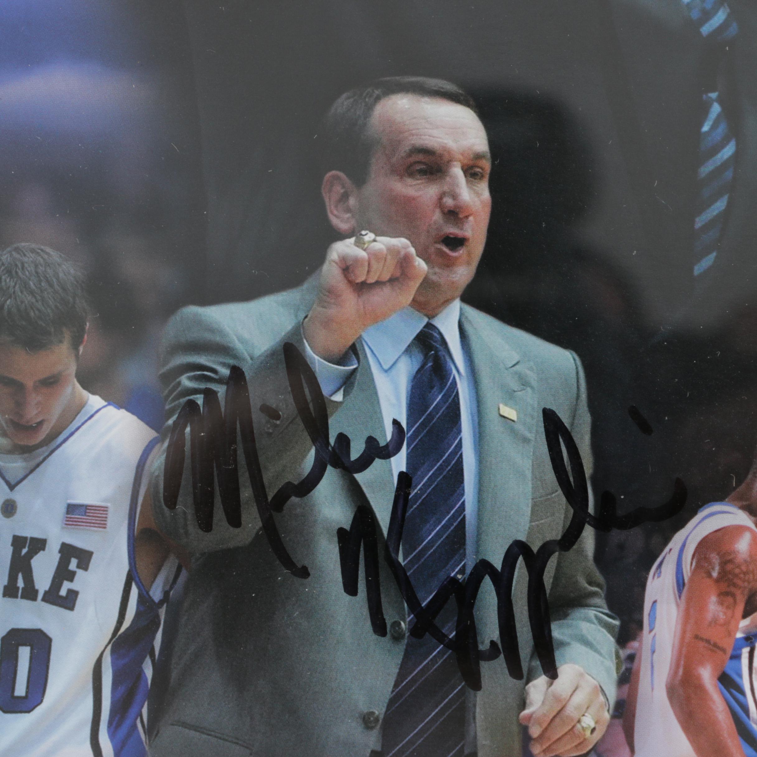 Mike Krzyzewski Signed Poster