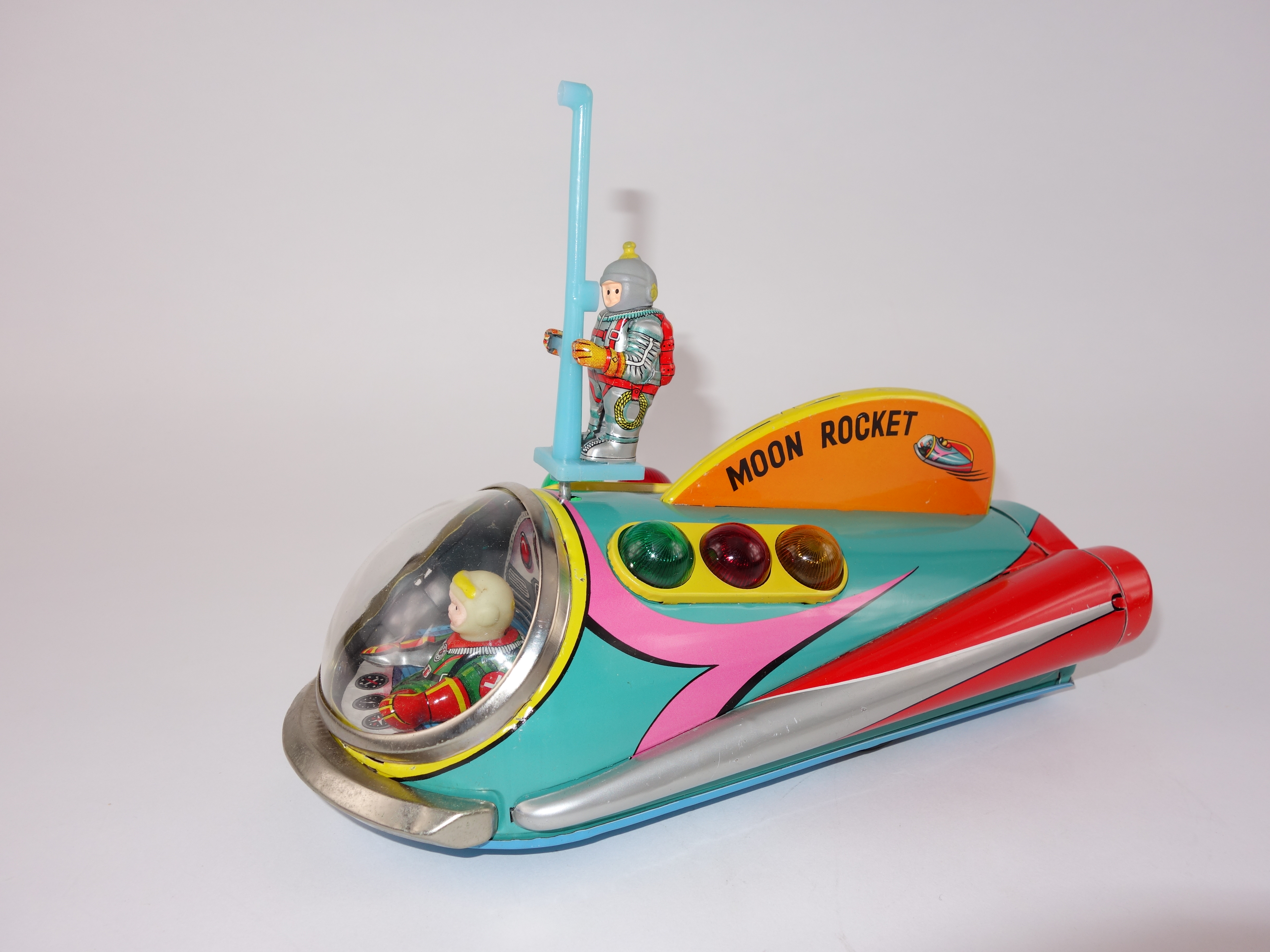 Vintage "Moon Roket" Toy by Trade Mark Toys