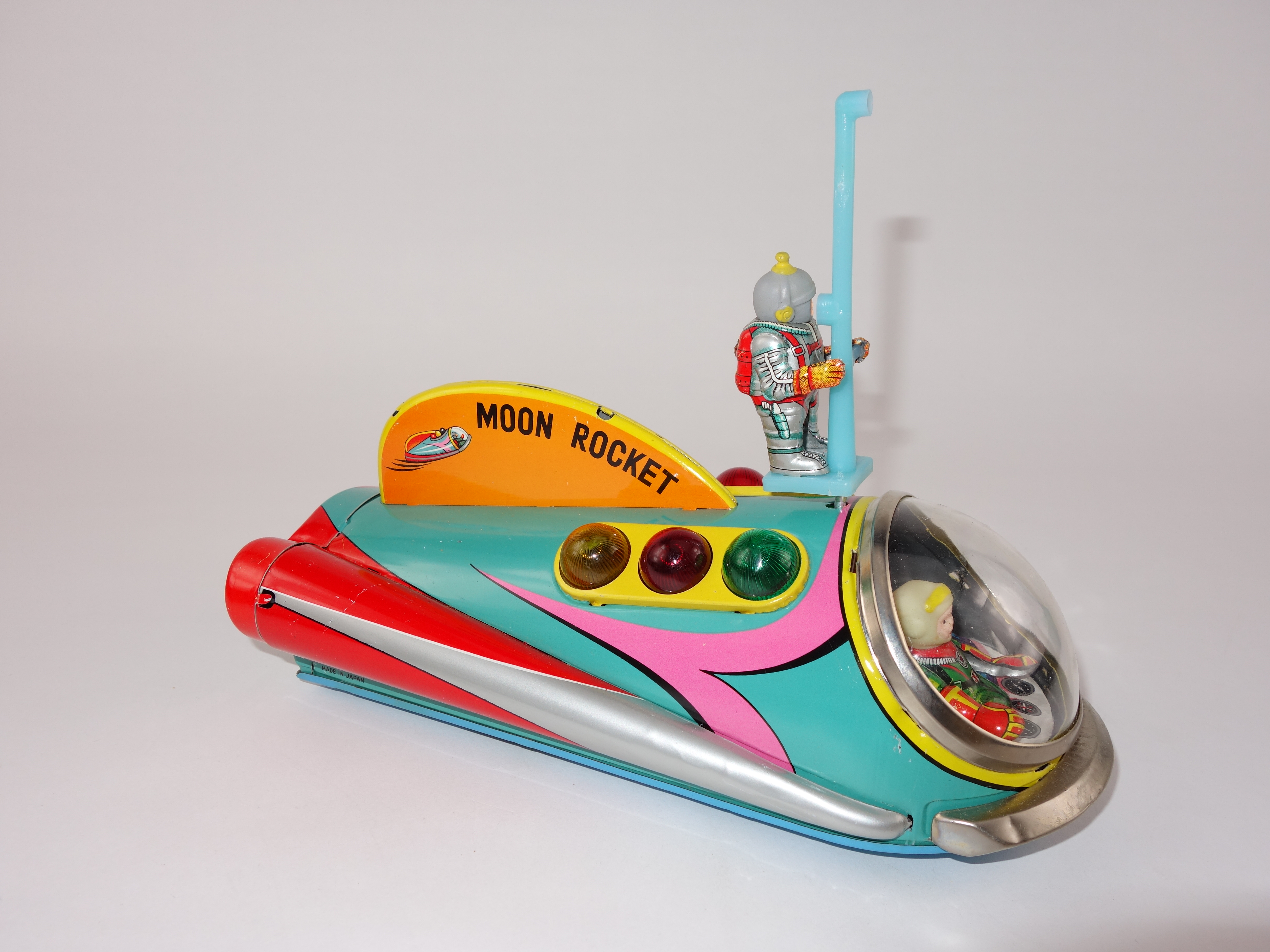 Vintage "Moon Roket" Toy by Trade Mark Toys