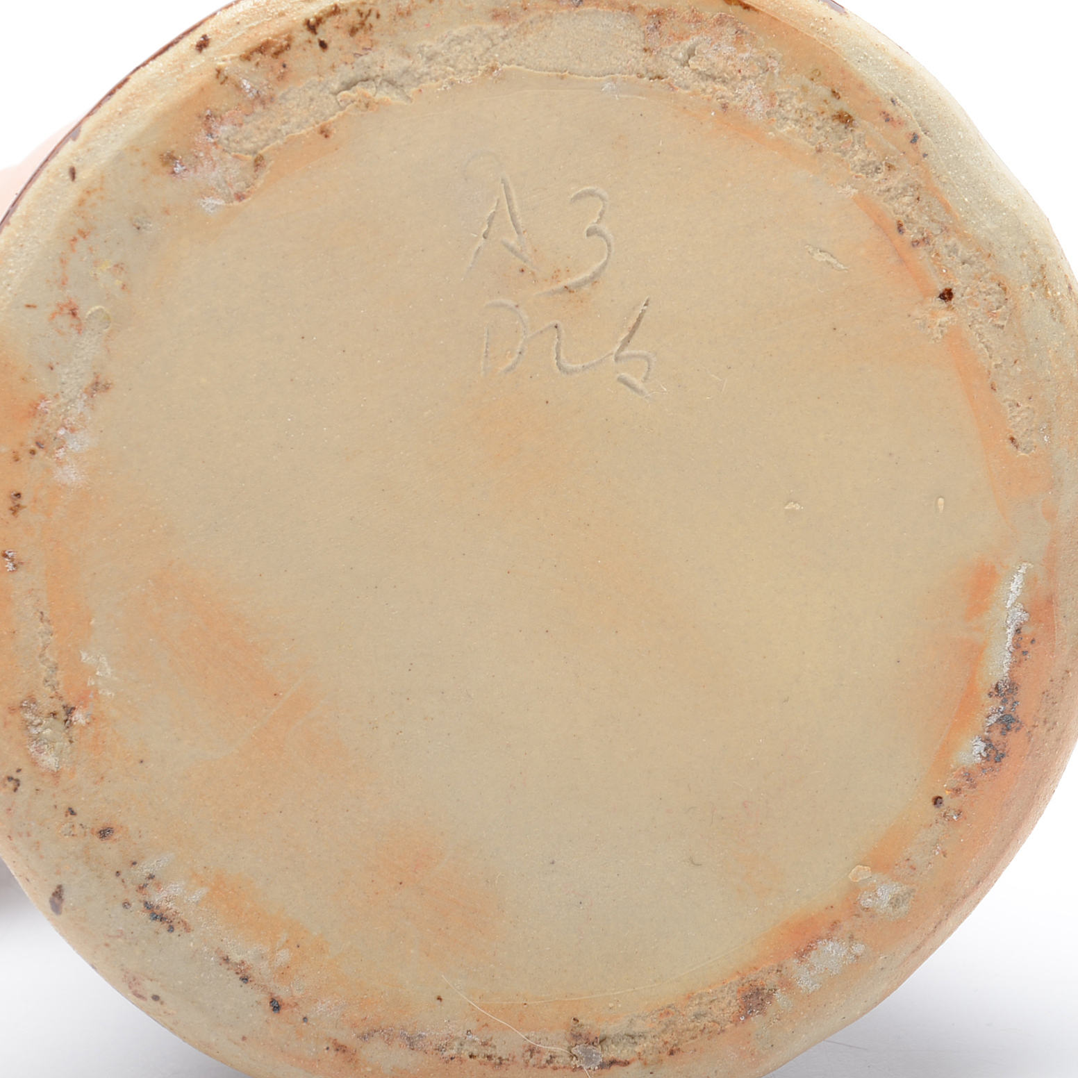 Tall Burgundy Pottery Vase