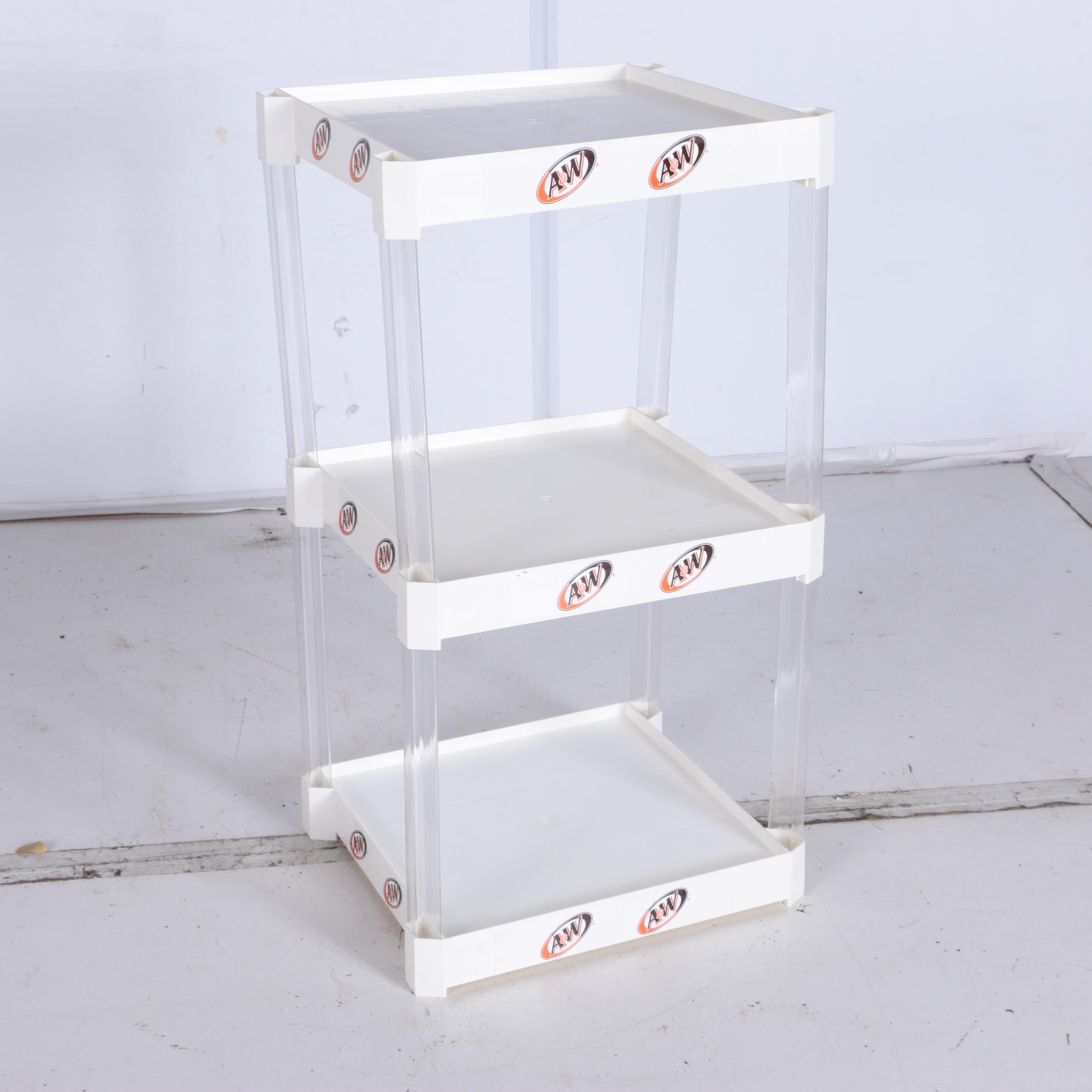 A&W Root Beer Plastic Display Trays