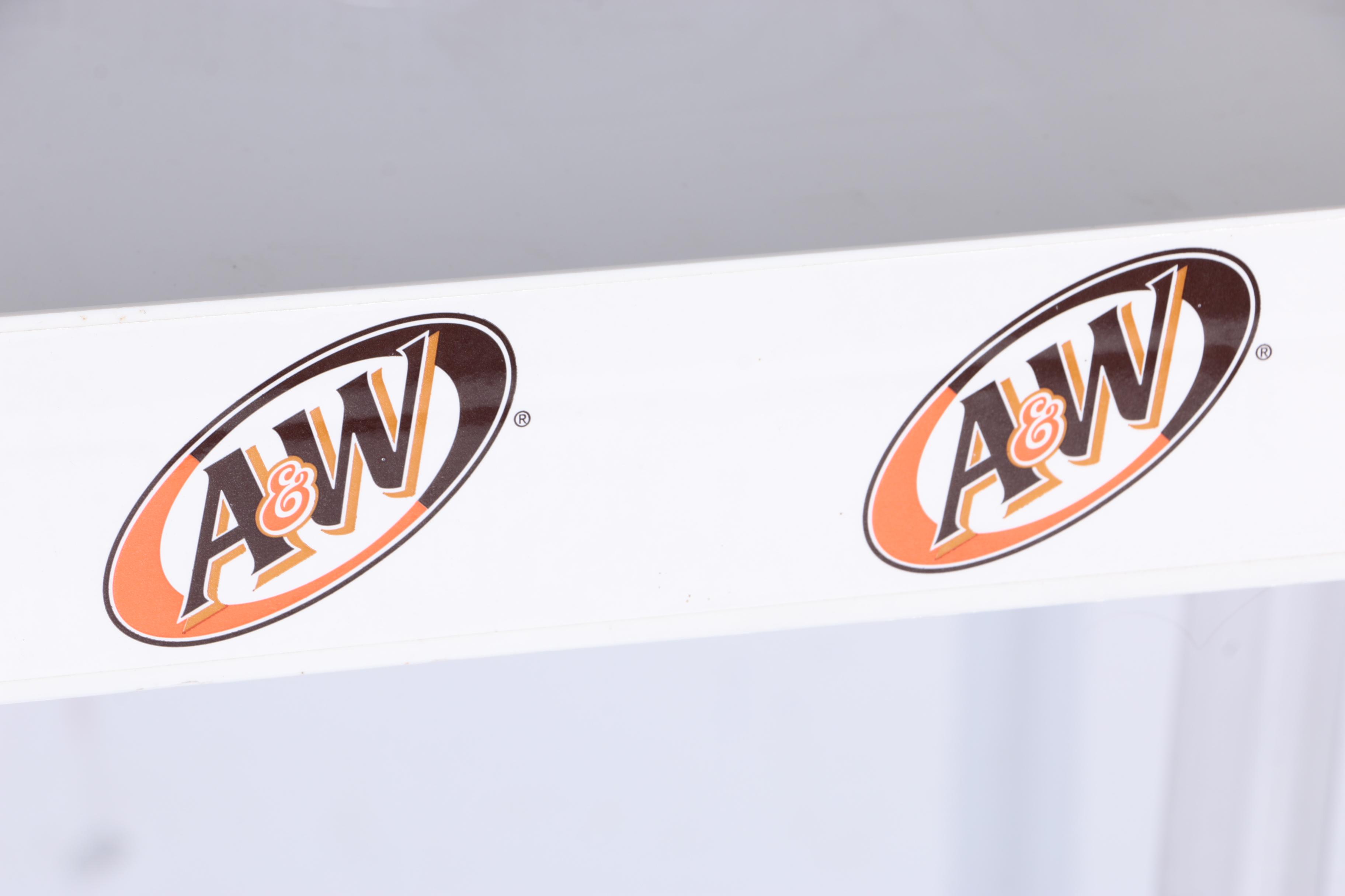 A&W Root Beer Plastic Display Trays