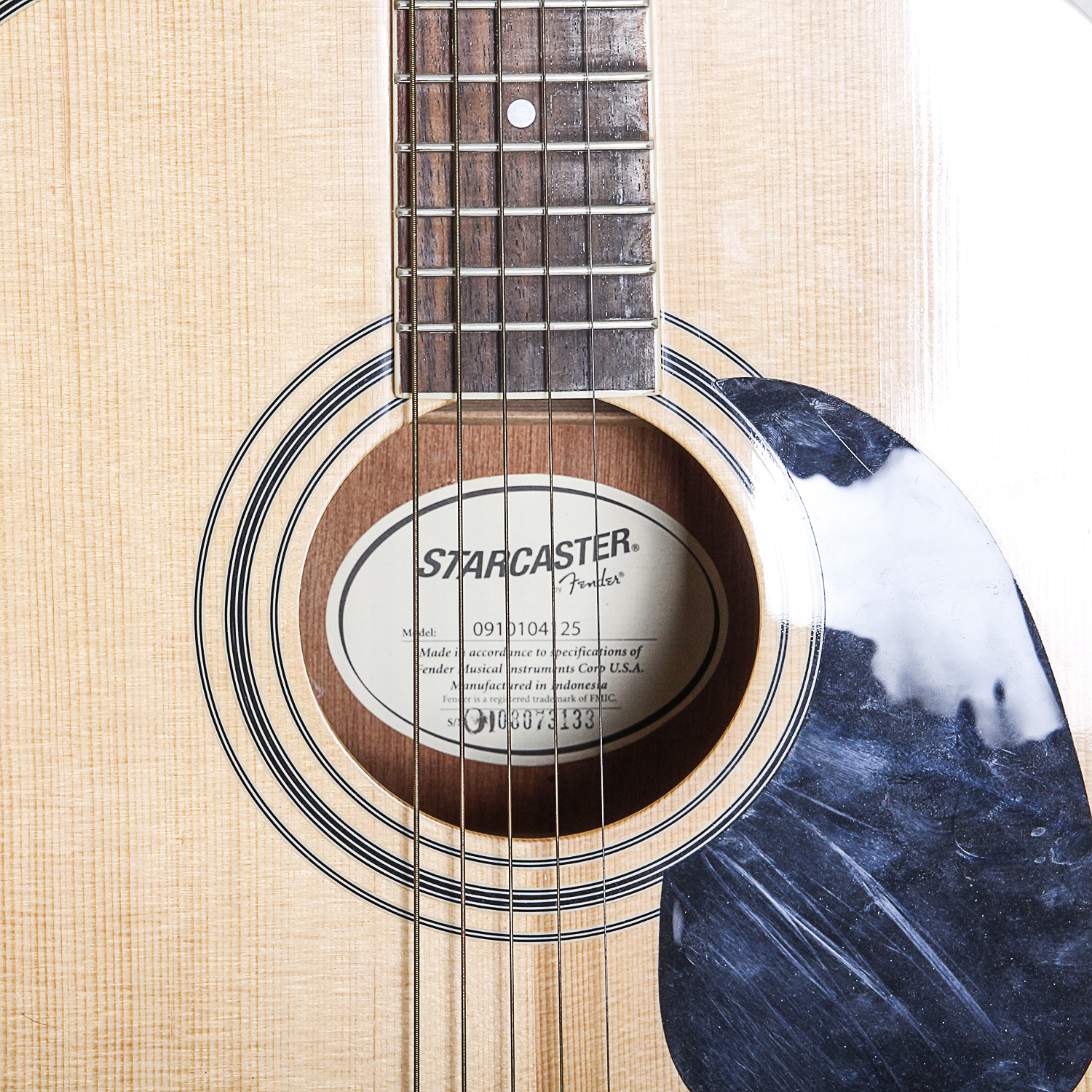 Fender Starcaster Acoustic Guitar, Case and Stand