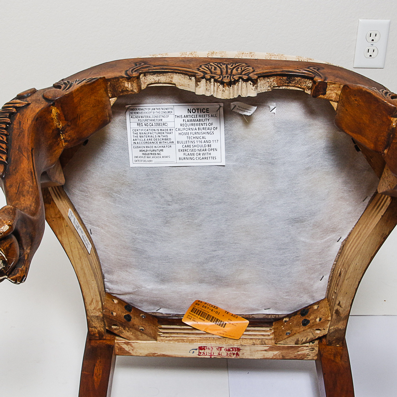Set of Chippendale Style Dining Chairs by Ashley Furniture