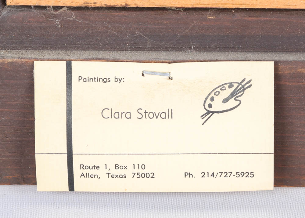 Clara Stovall Original Oil on Canvas