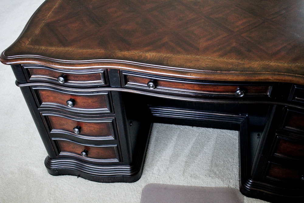 "Seven Seas" Double Pedestal Desk by Hooker Furniture