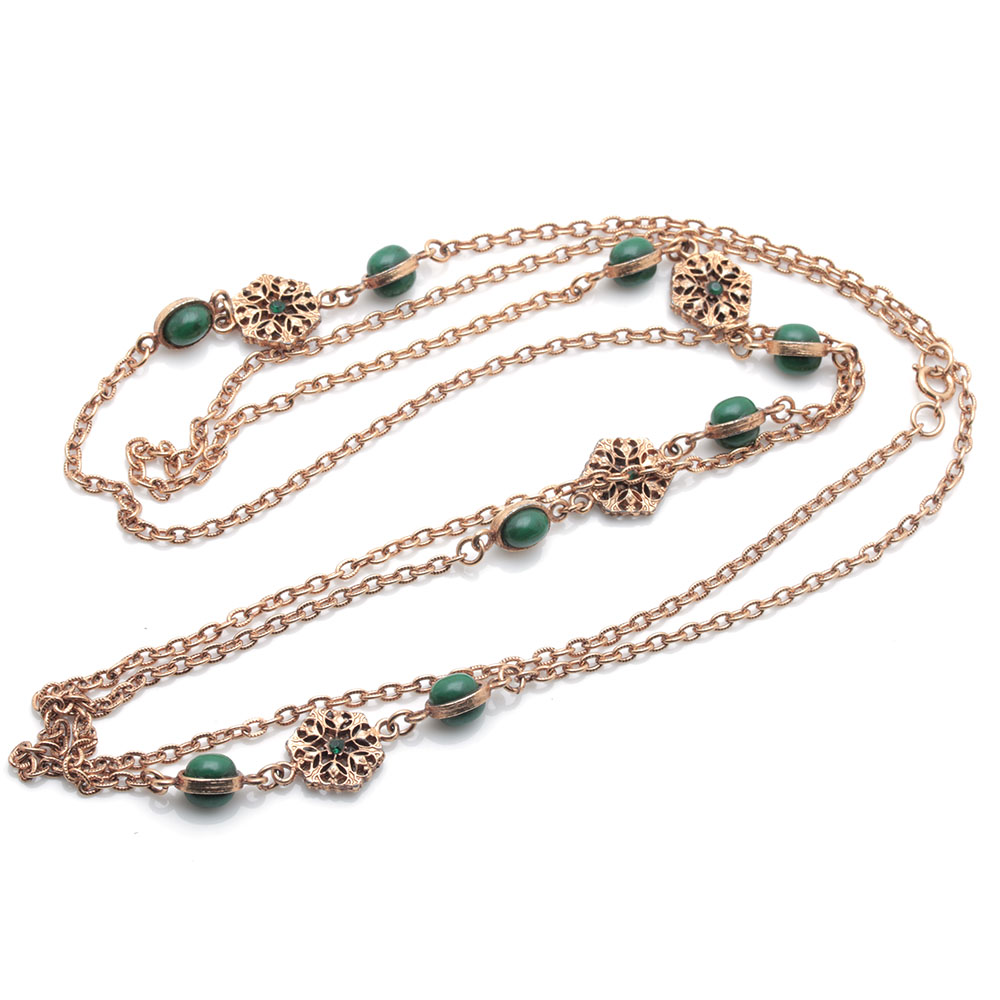 Assorted Gold Tone Costume Jewelry