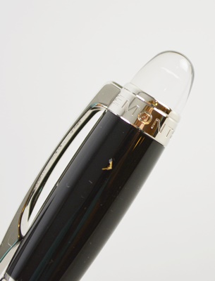 Mont Blanc "StarWalker" 14K White Gold Resin Fountain Pen