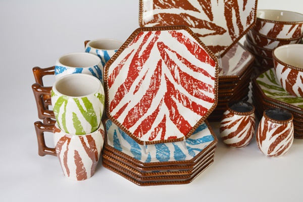 Raymond Waites "Safari" Ceramic Dinnerware Set