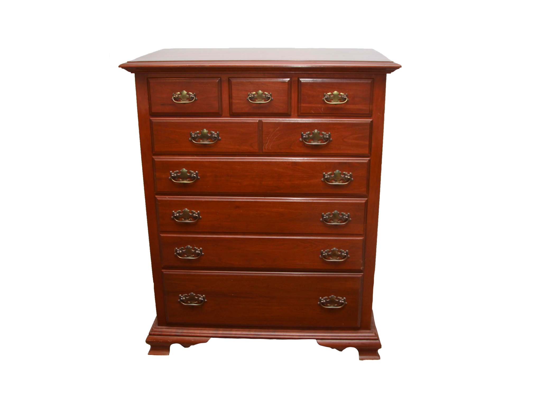 Cherry Wood Chest of Drawers by Harden Furniture Co.