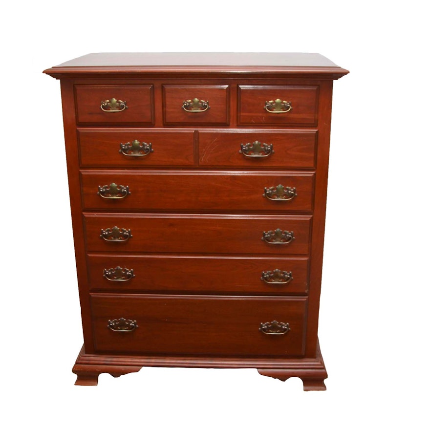 Cherry Wood Chest of Drawers by Harden Furniture Co.