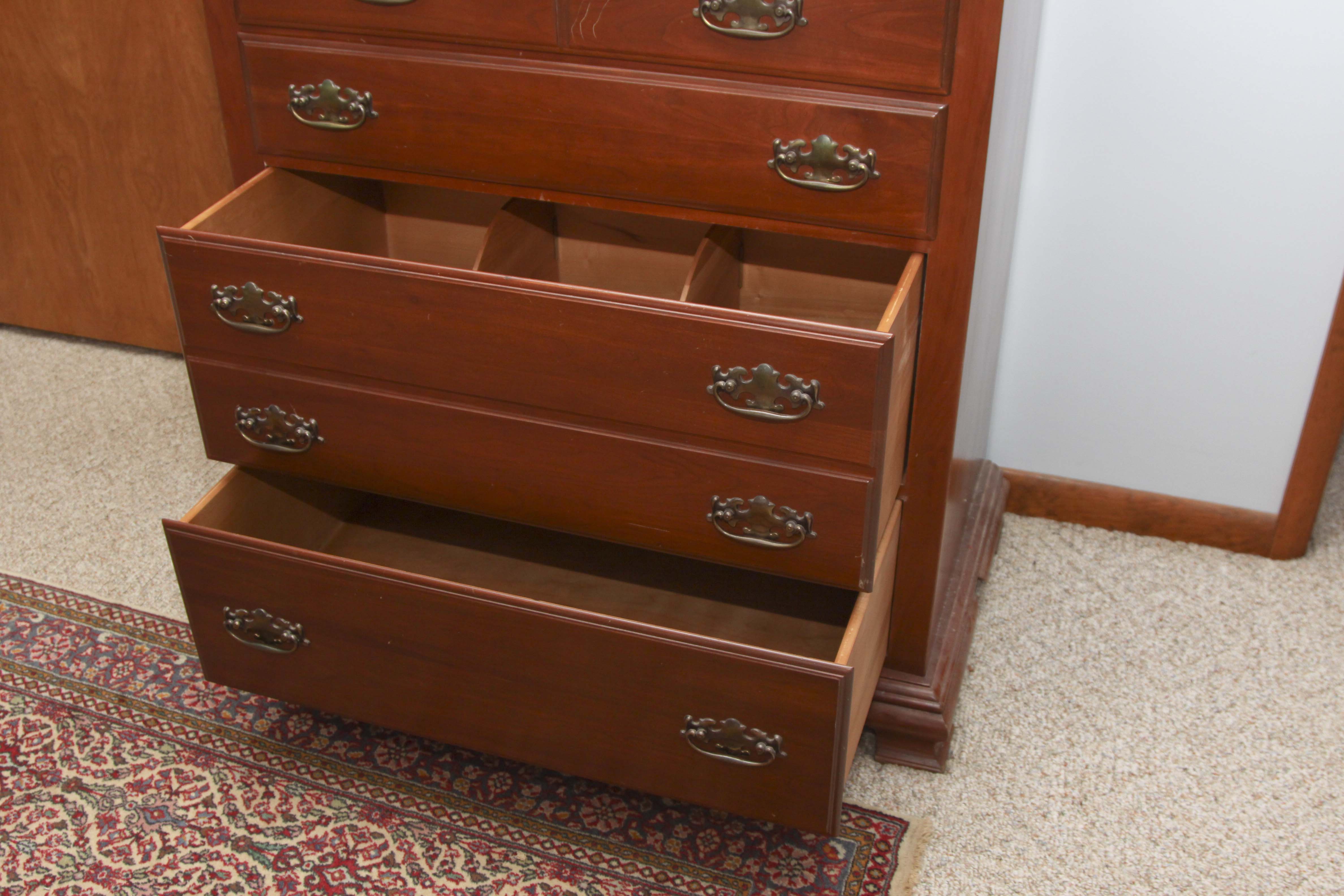 Cherry Wood Chest of Drawers by Harden Furniture Co.