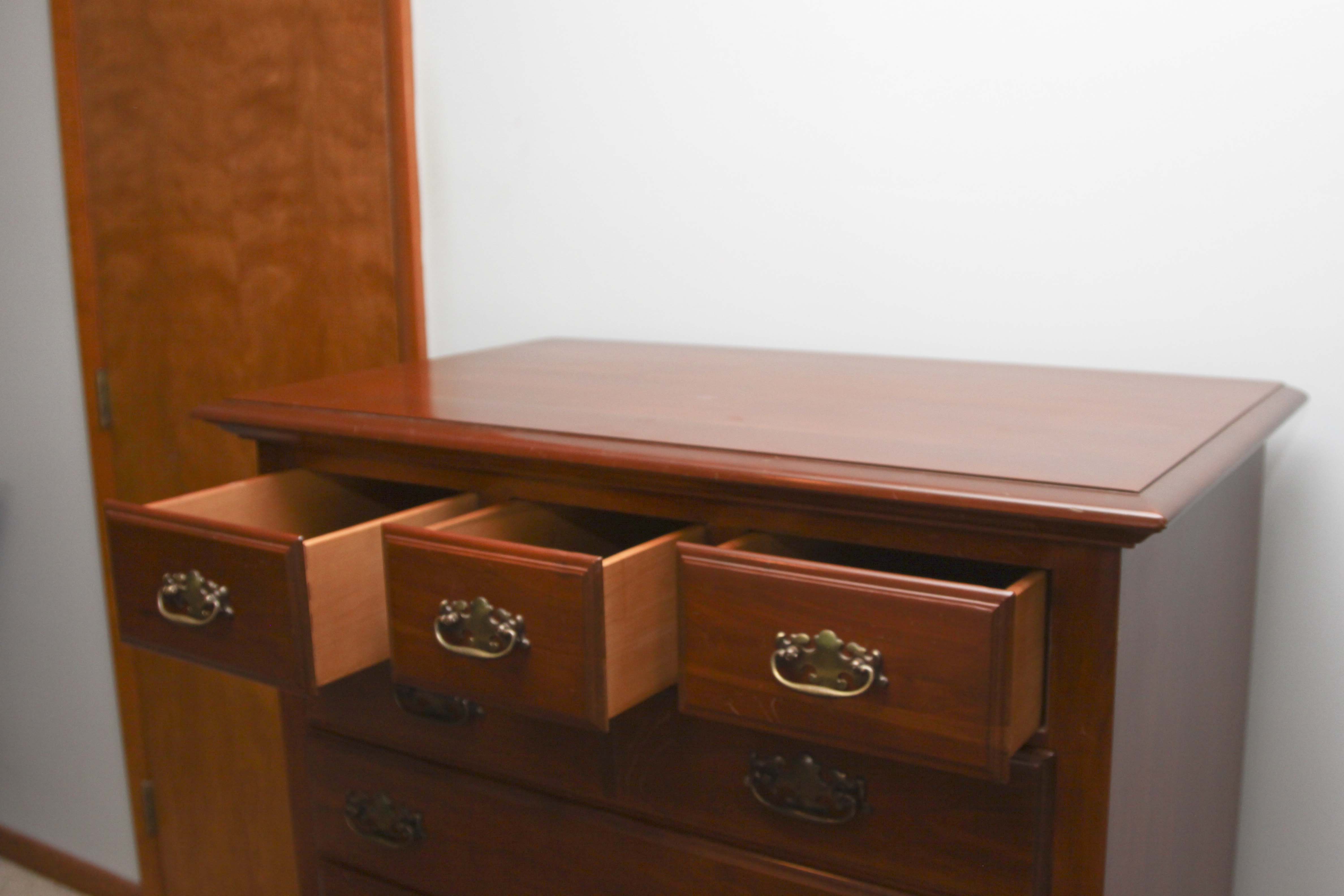 Cherry Wood Chest of Drawers by Harden Furniture Co.