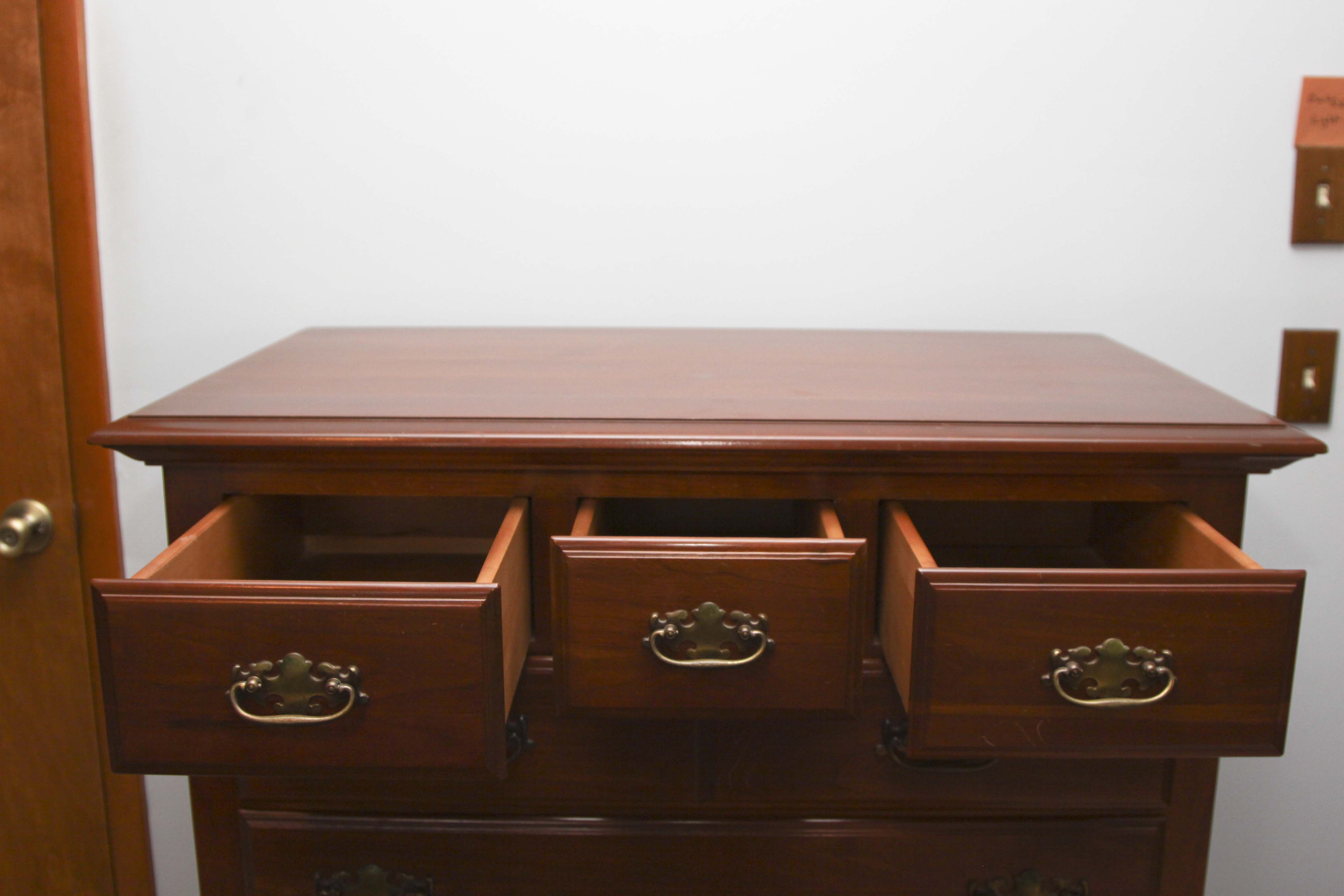 Cherry Wood Chest of Drawers by Harden Furniture Co.