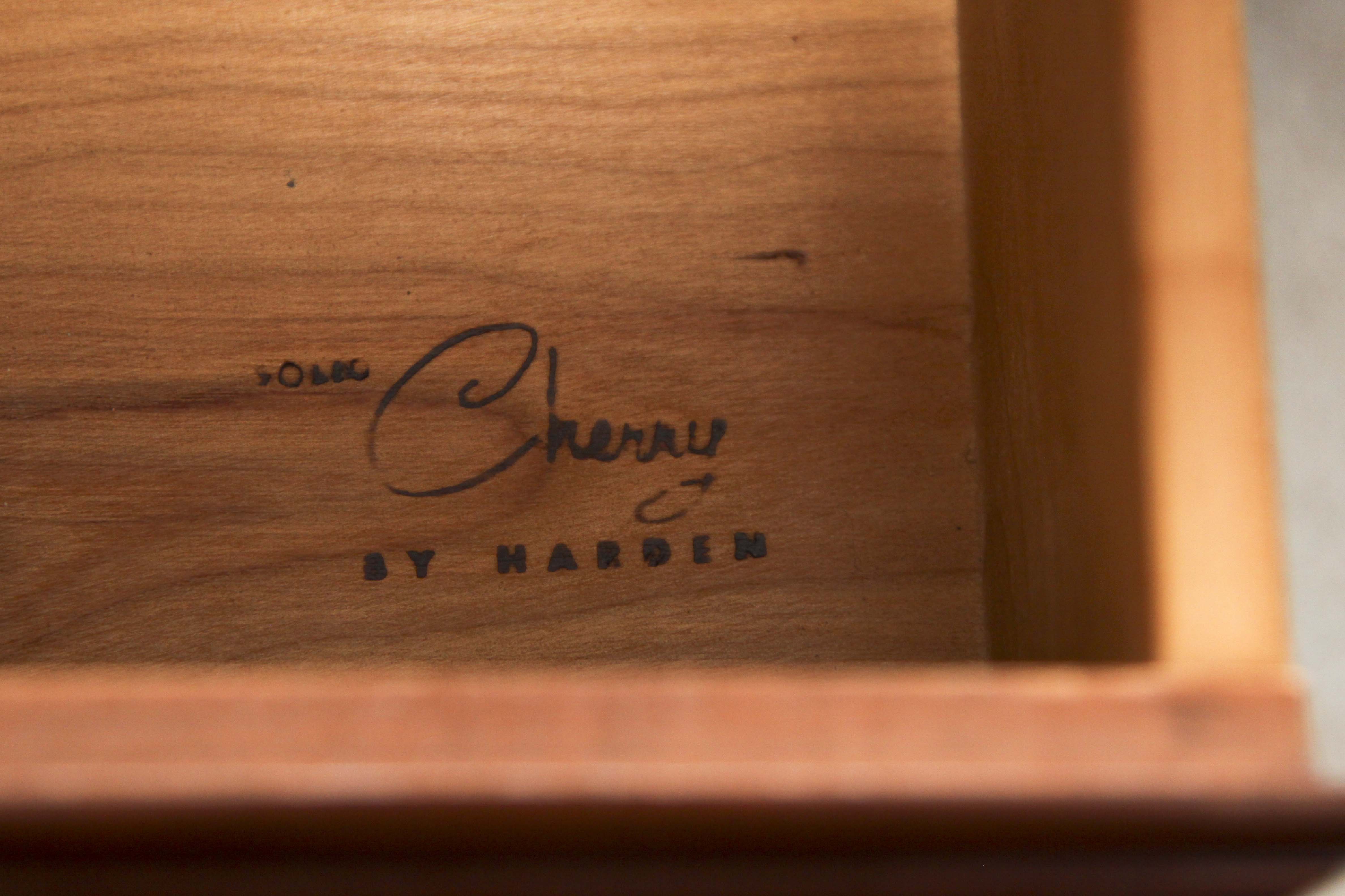 Cherry Wood Chest of Drawers by Harden Furniture Co.