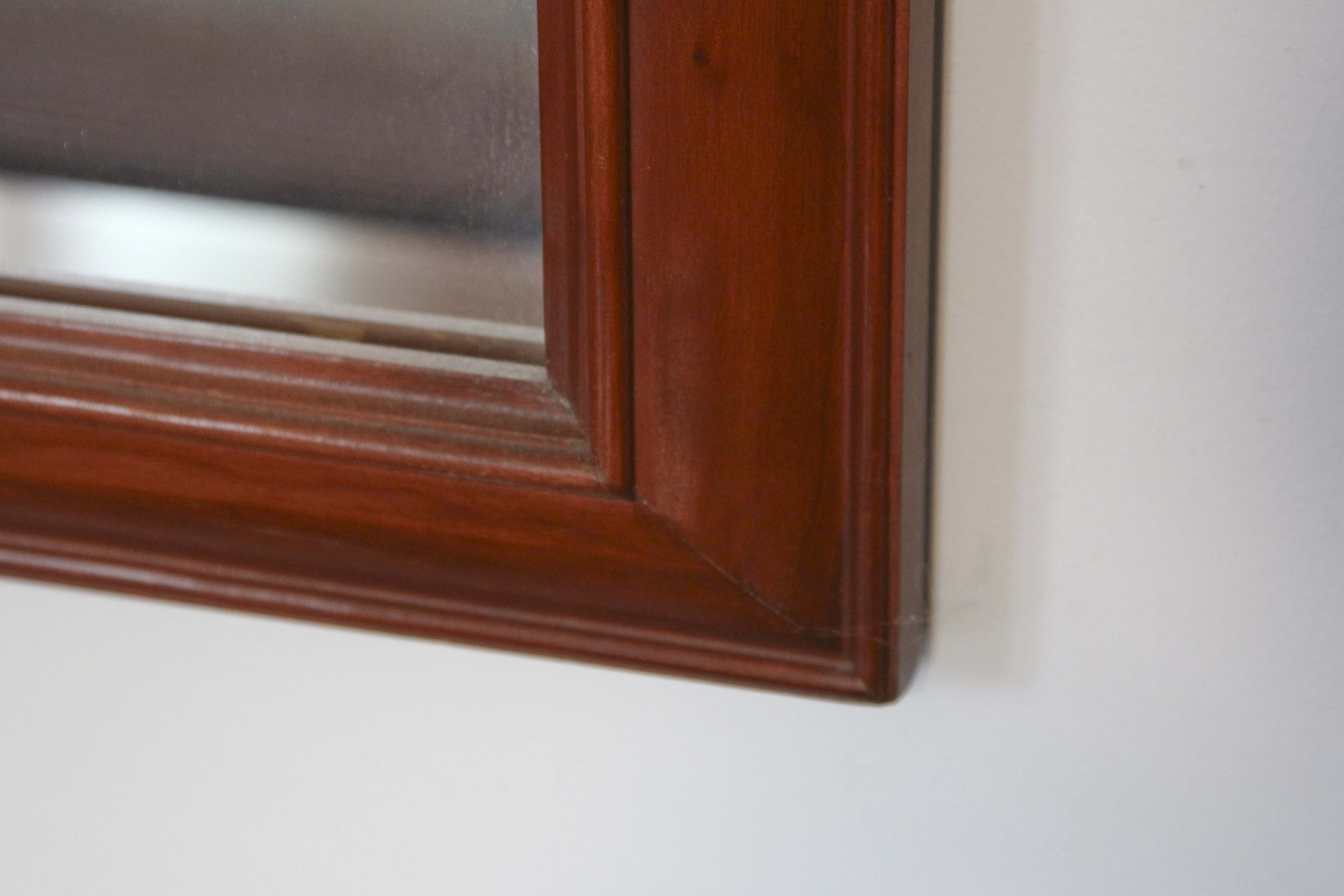 Vintage Federal Style Cherry Dresser and Mirror by Harden Furniture