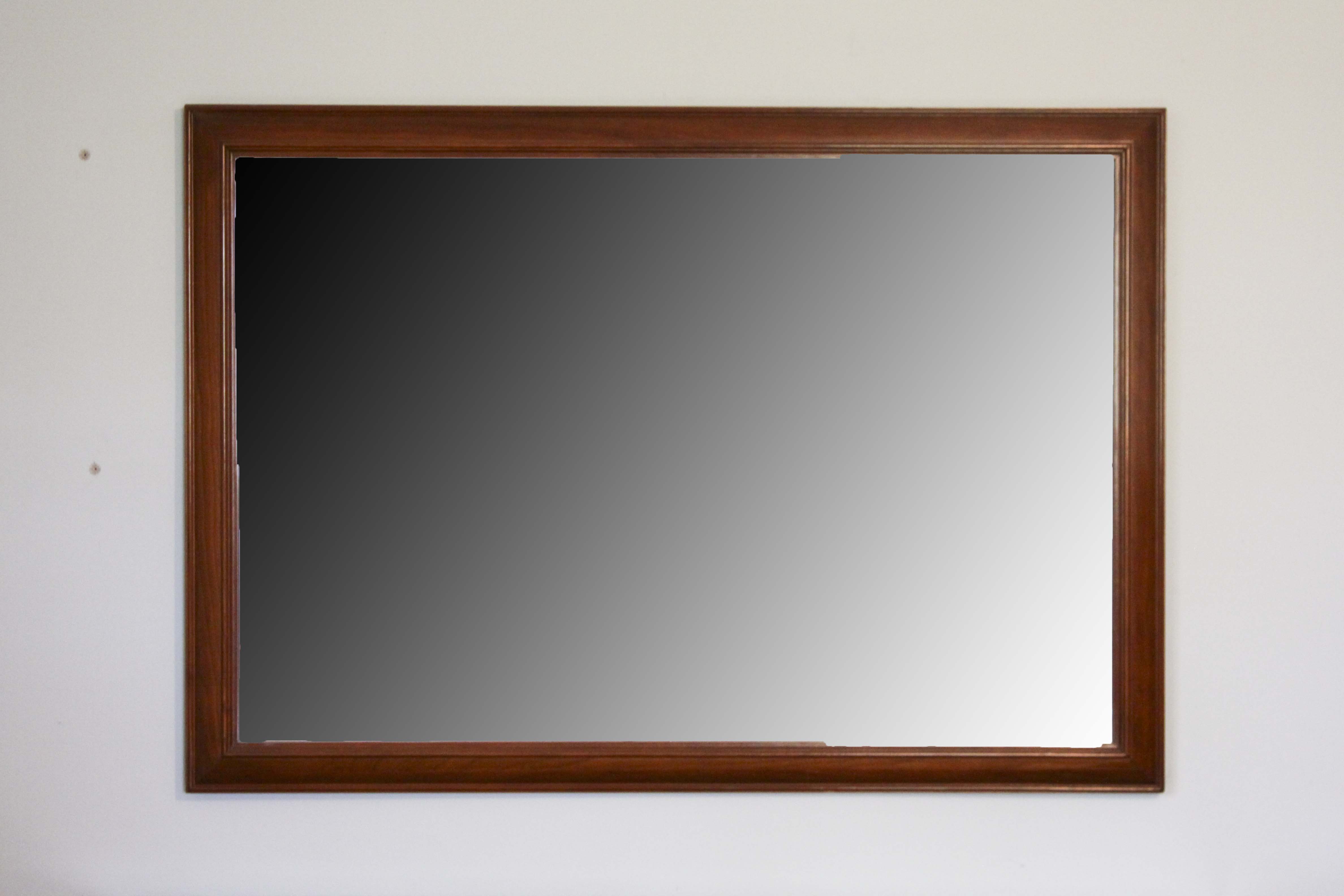 Vintage Federal Style Cherry Dresser and Mirror by Harden Furniture