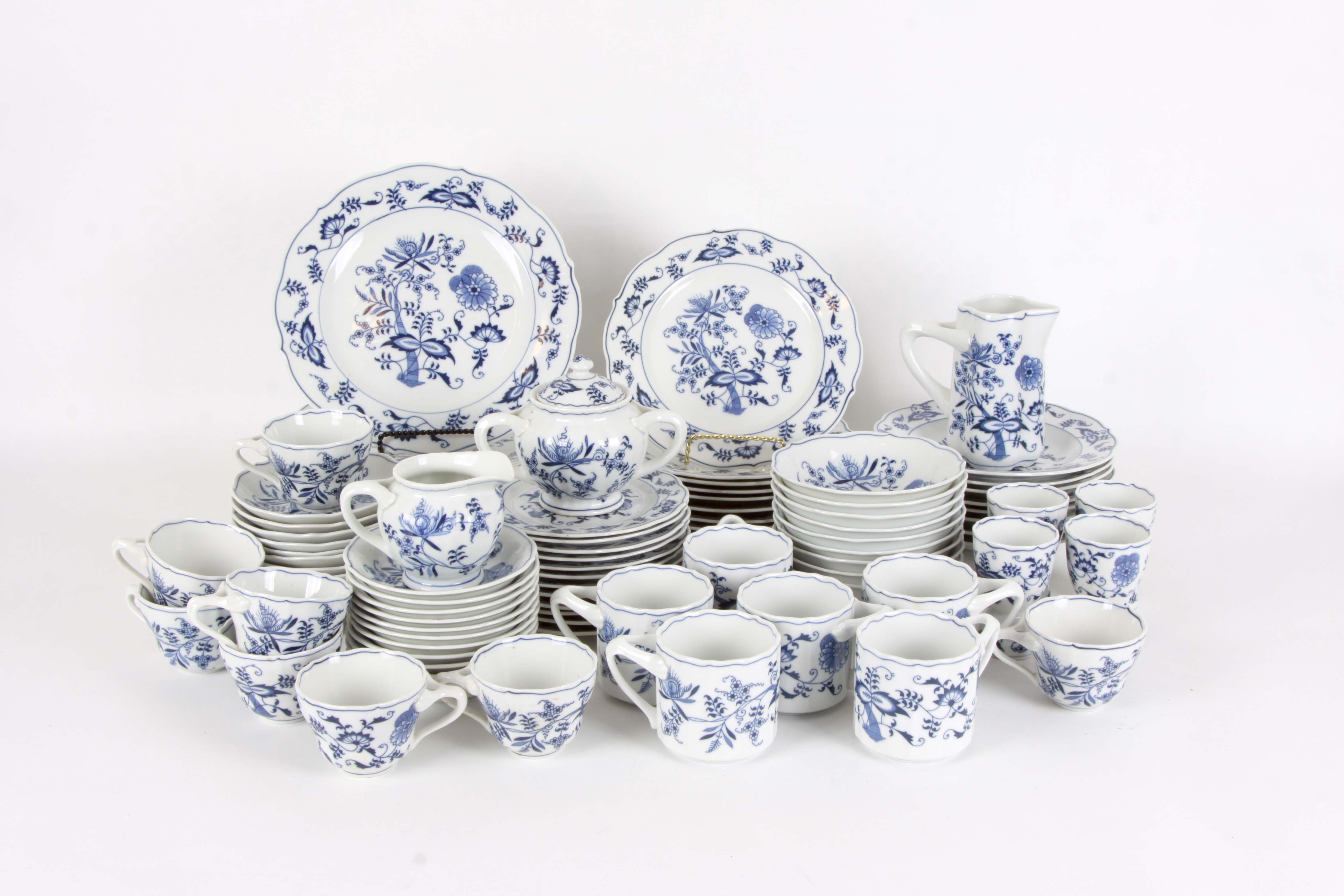 Vintage Japanese "Blue Danube" China Set