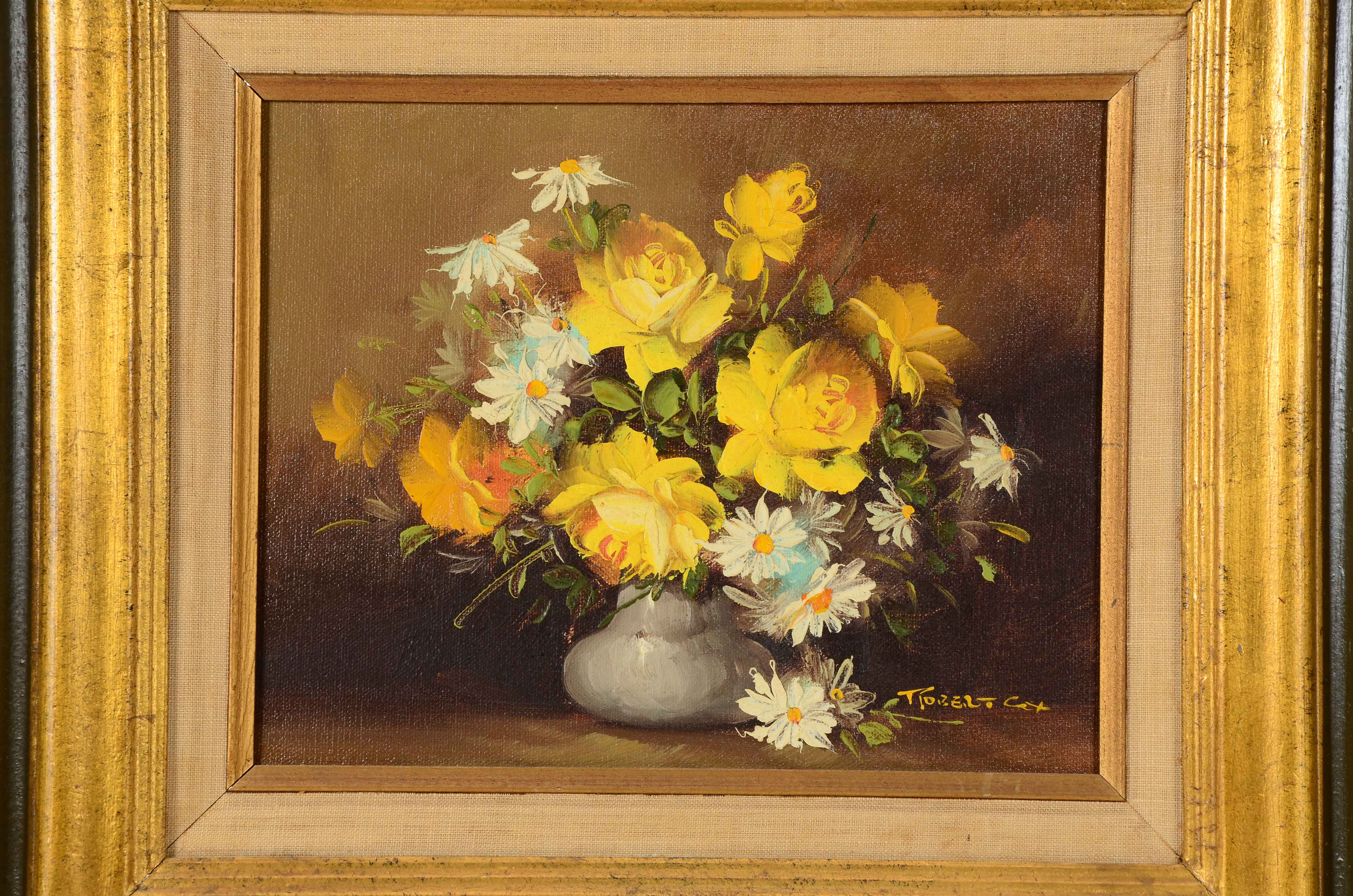 Robert Cox Oil Painting of Still Life