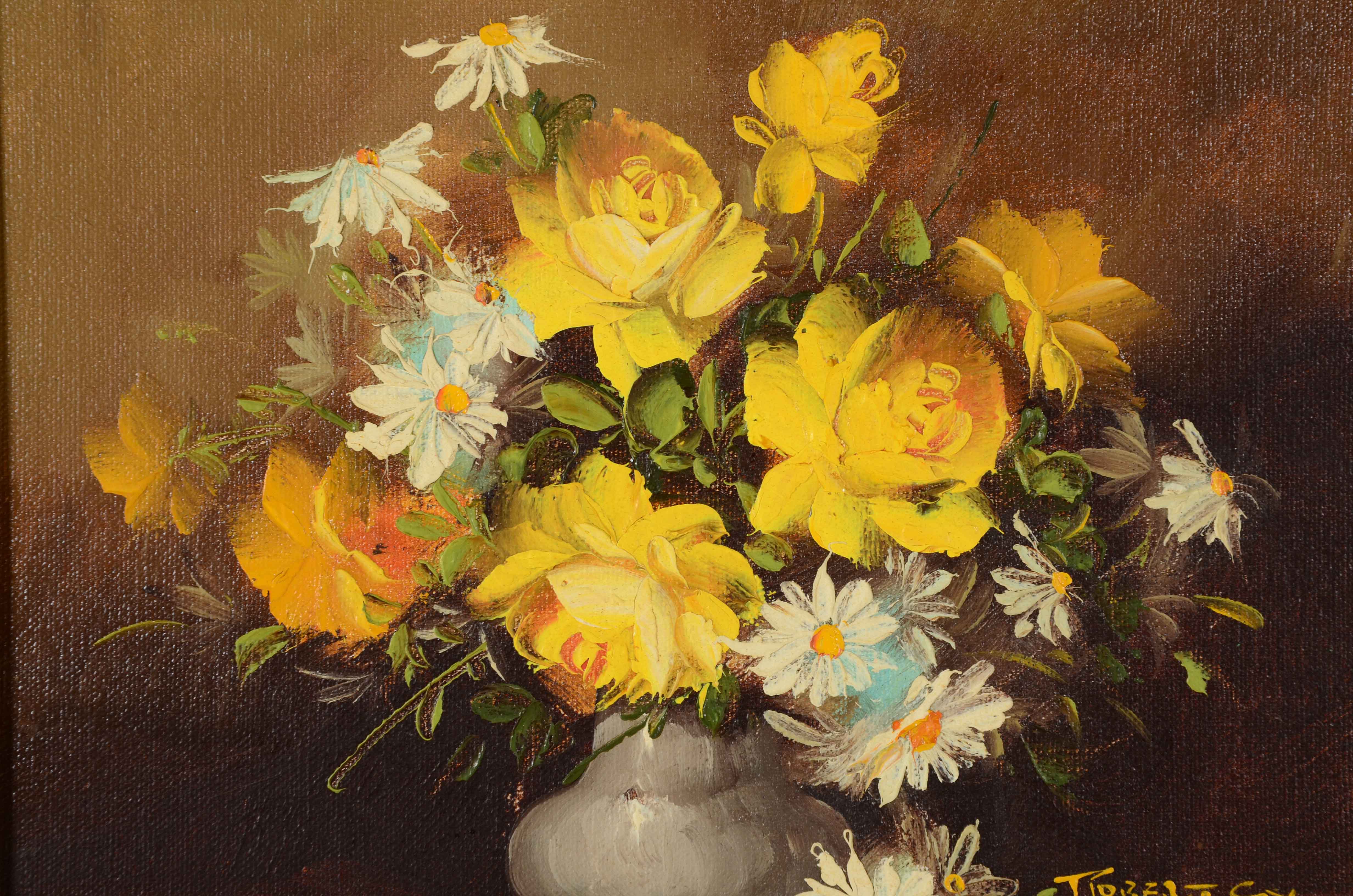 Robert Cox Oil Painting of Still Life