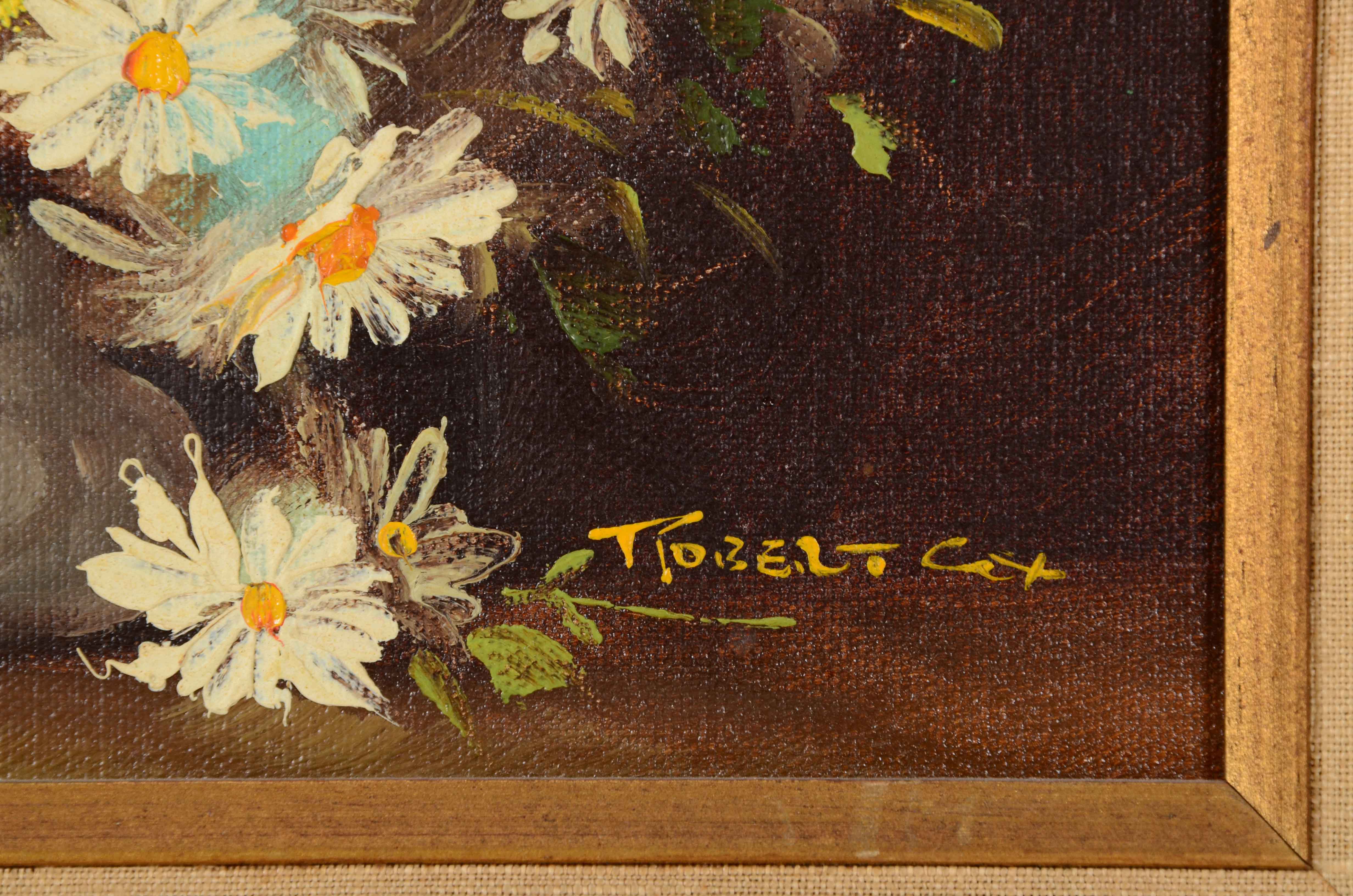 Robert Cox Oil Painting of Still Life