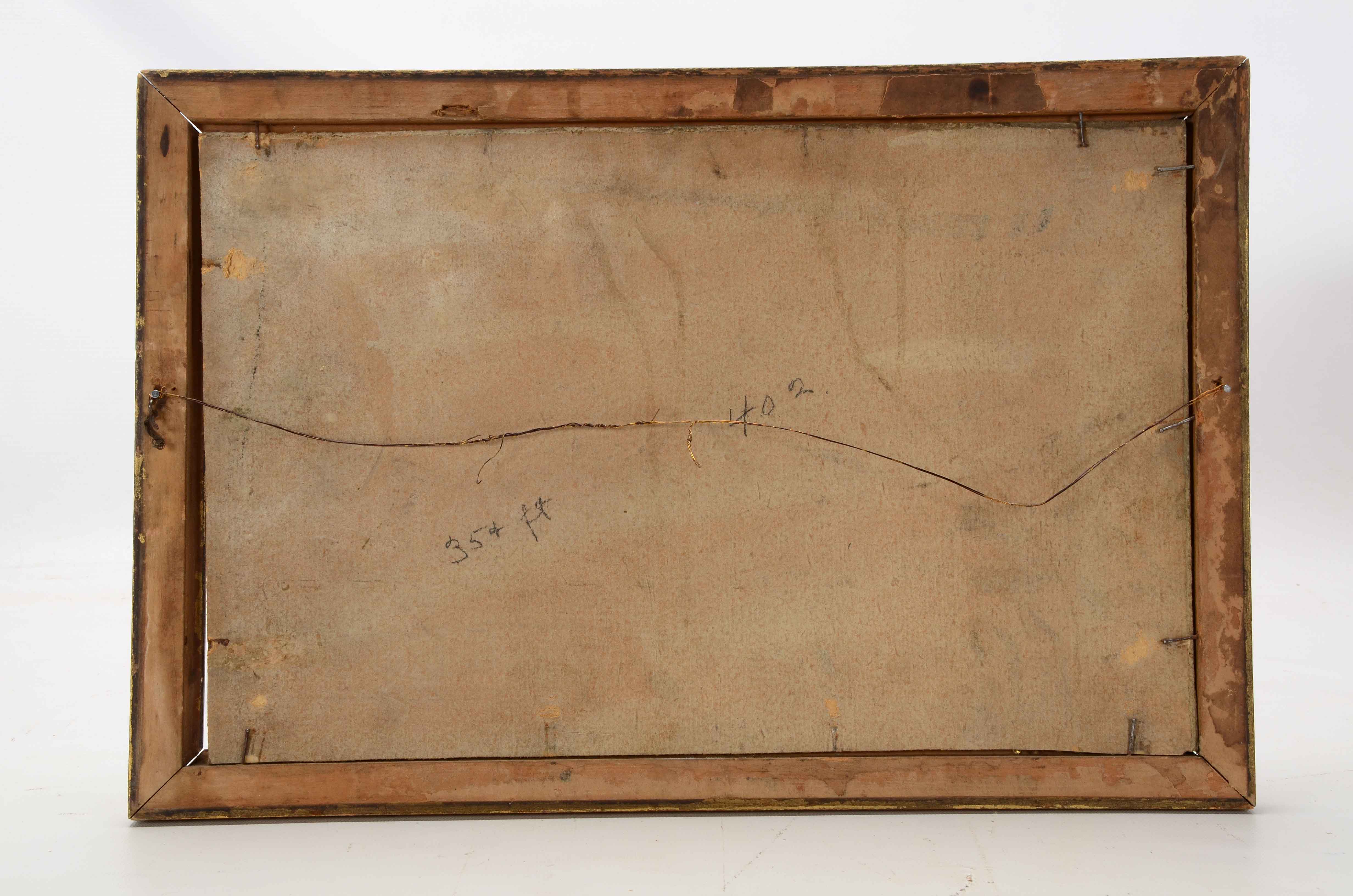 Vintage Oil on Academy Board Landscape