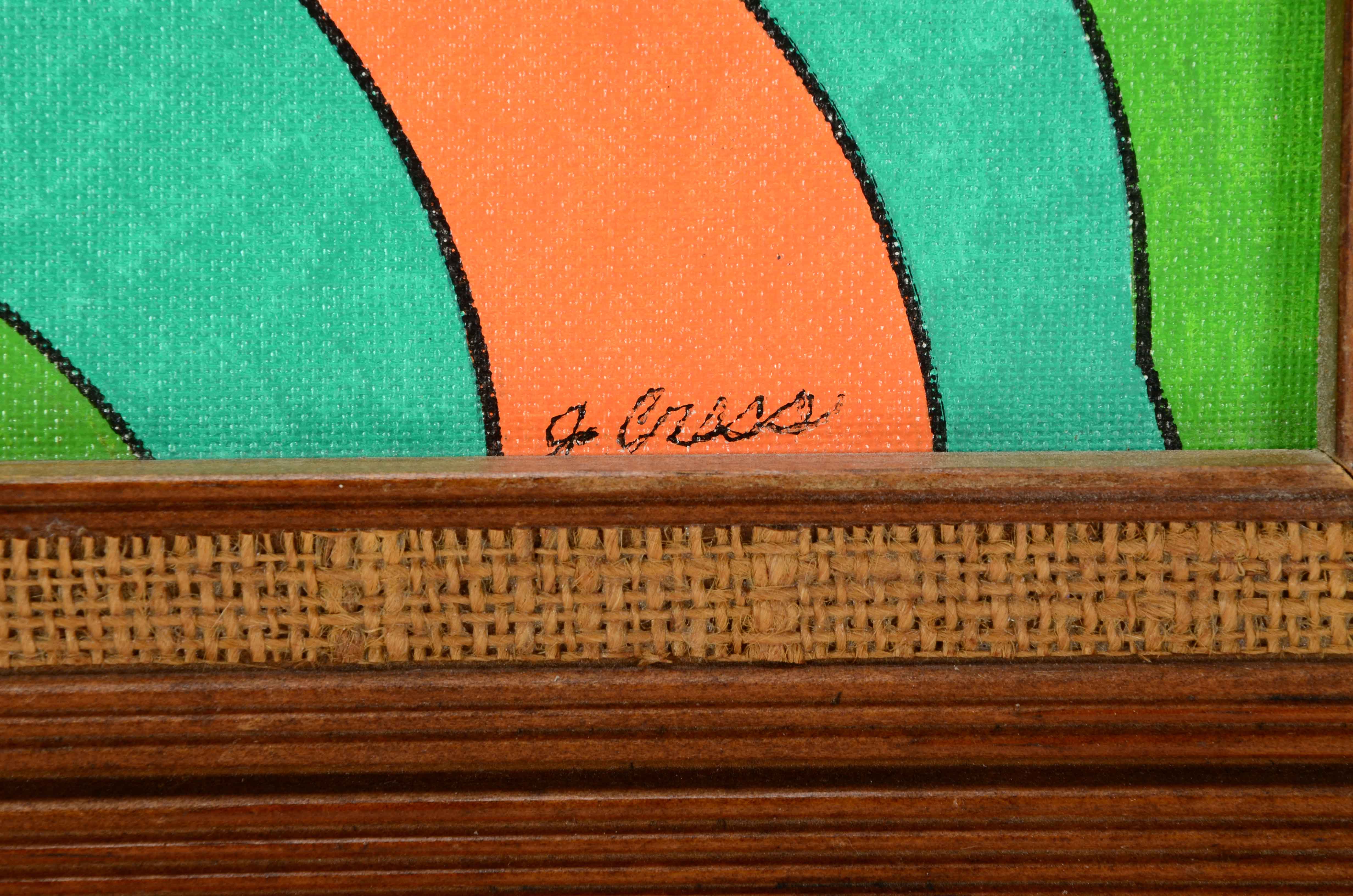 J. Cress Oil Painting "Home on the Range"