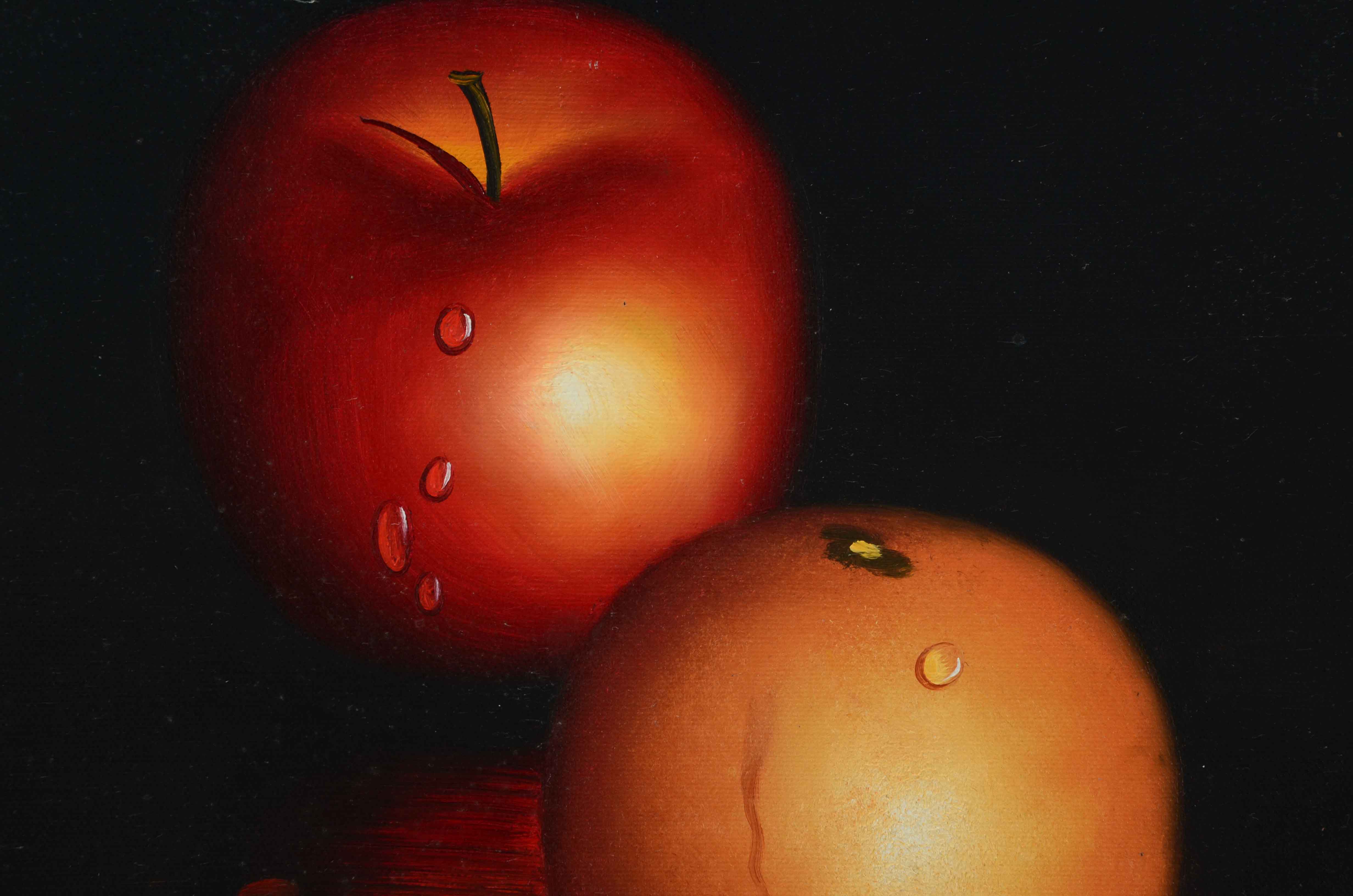 K. Alden Oil Painting of Fruit