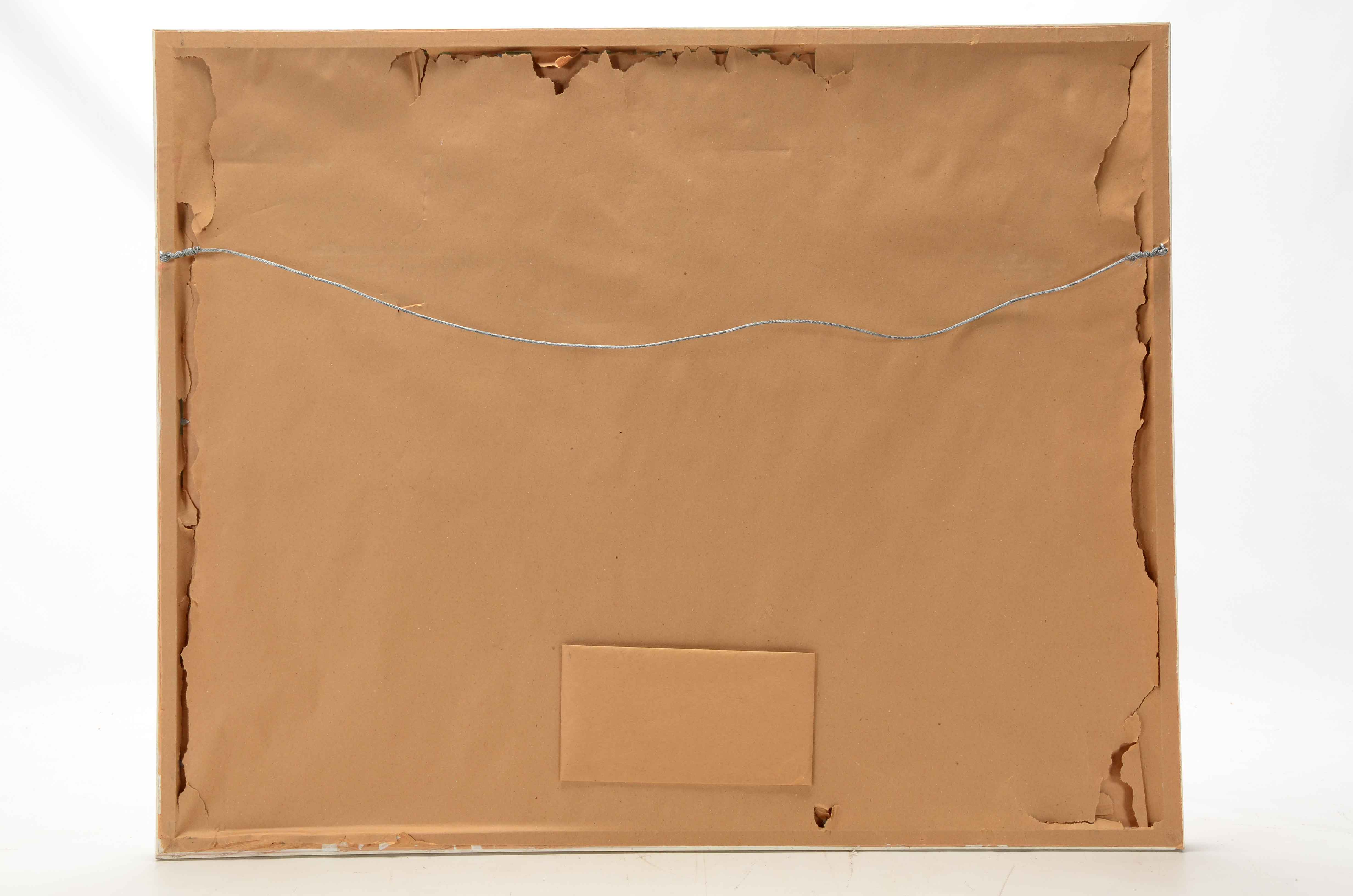 John Nartker Limited Edition Embossed Collagraph "Hillside Houses"