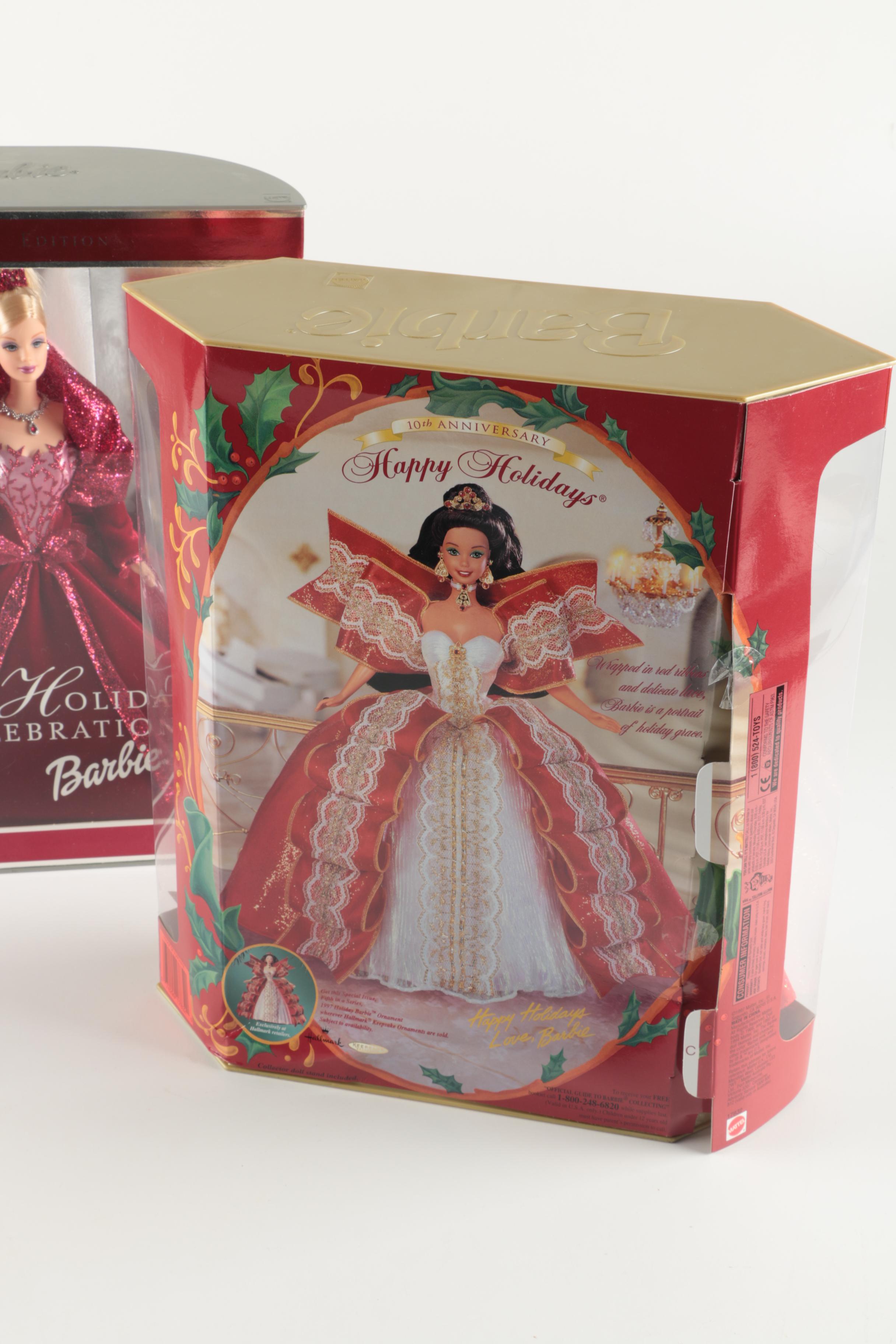 Special Edition Holiday Barbies