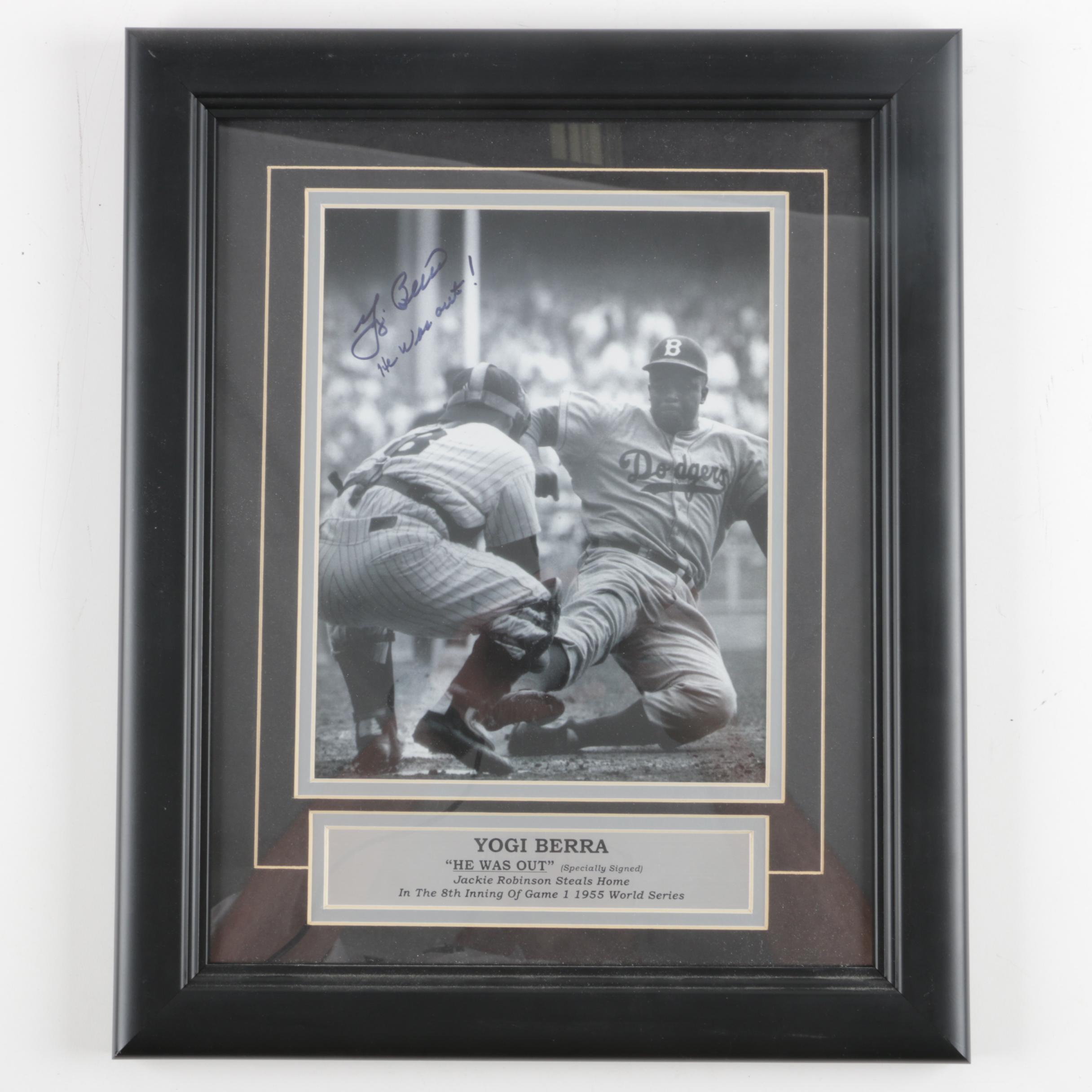 Yogi Berra Signed Photograph