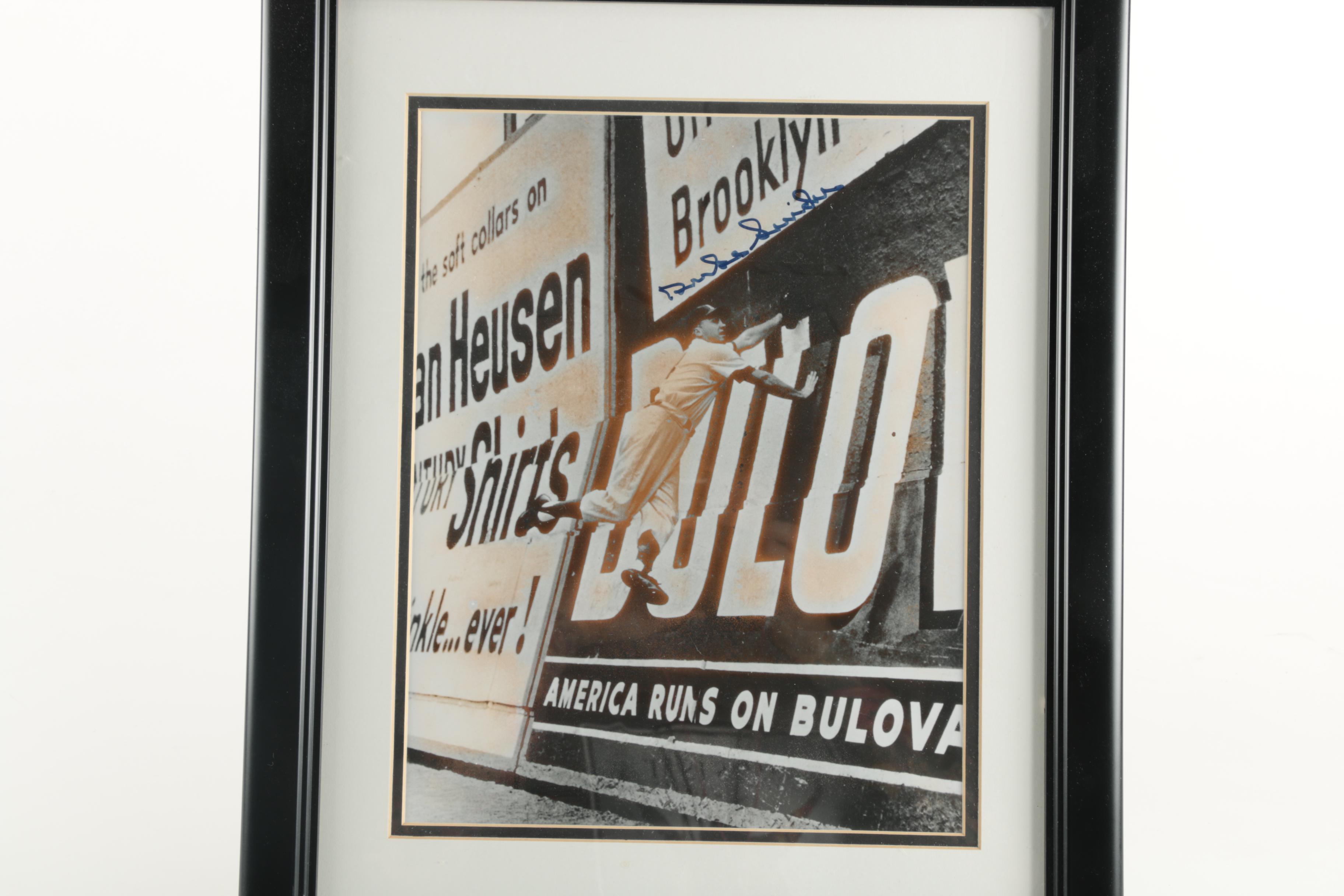 Signed Duke Snider Photograph