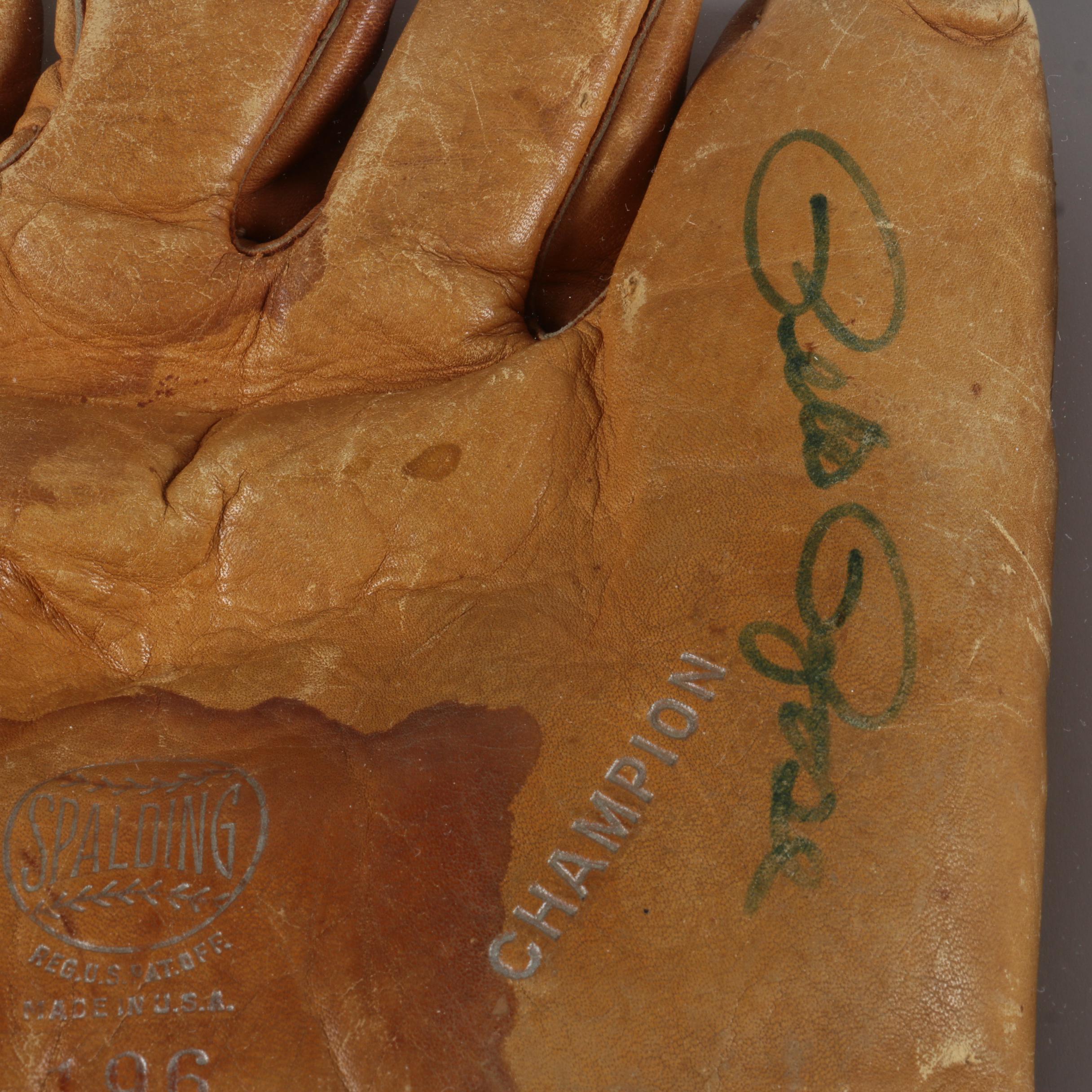 Signed Pete Rose Baseball Glove